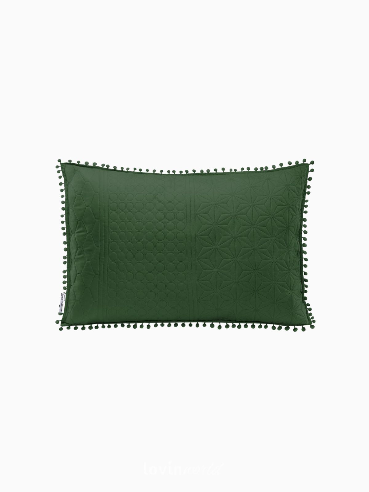 Cuscino decorativo Meadore in colore verde 50x70 cm.-1