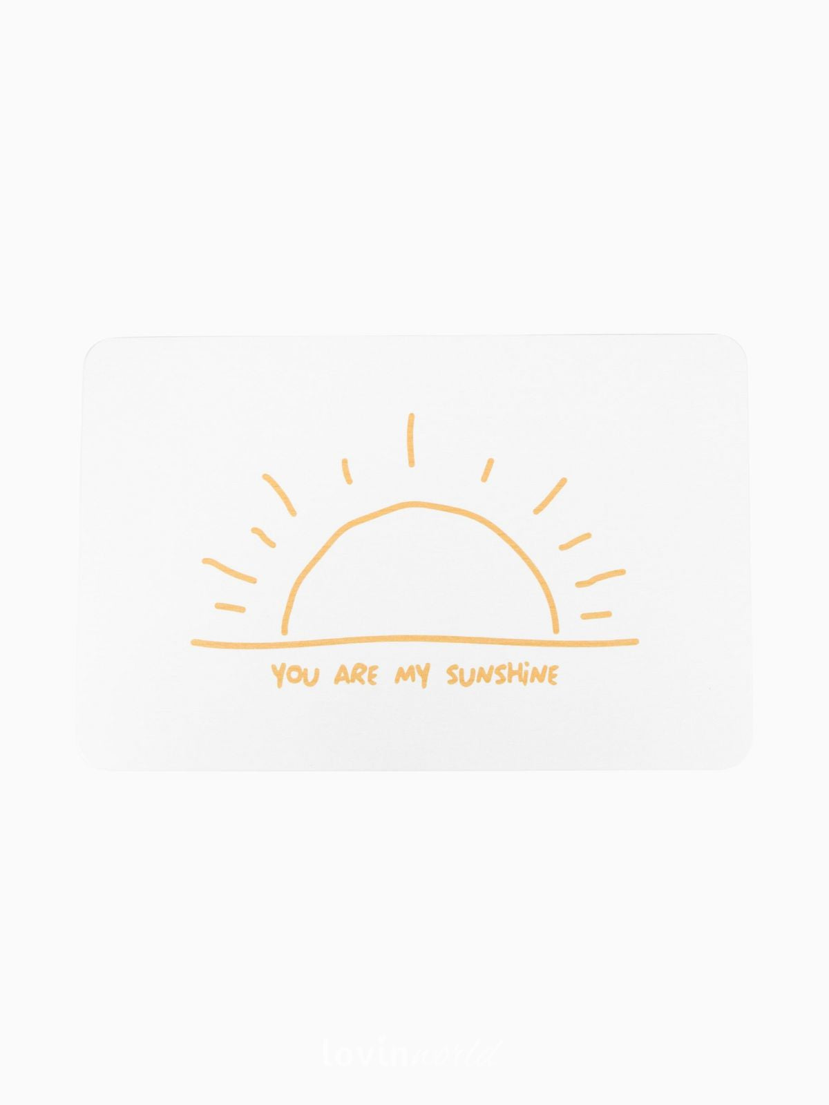 Tappeto da You Are My Sunshine antiscivolo in multicolore 60x39 cm.-1