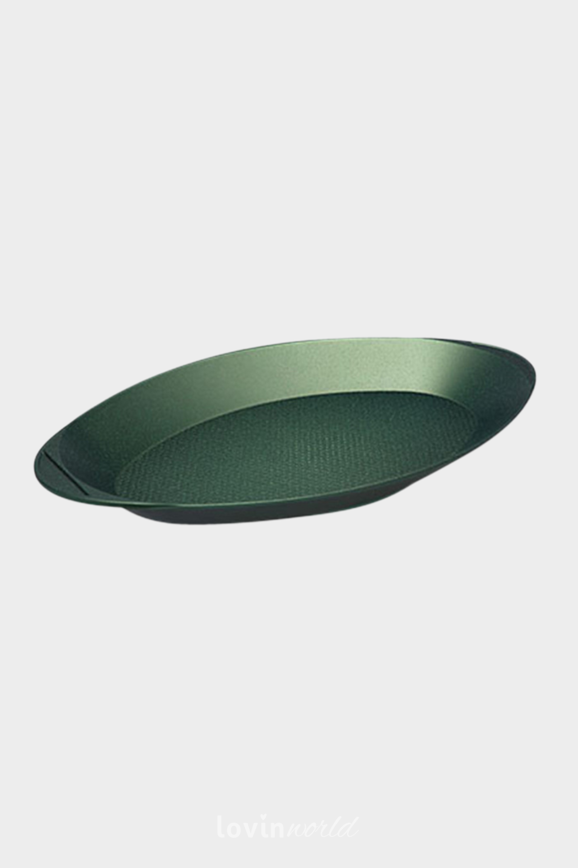 Pesciera ovale Dr. Green in alluminio antiaderente 46x26 cm.-1