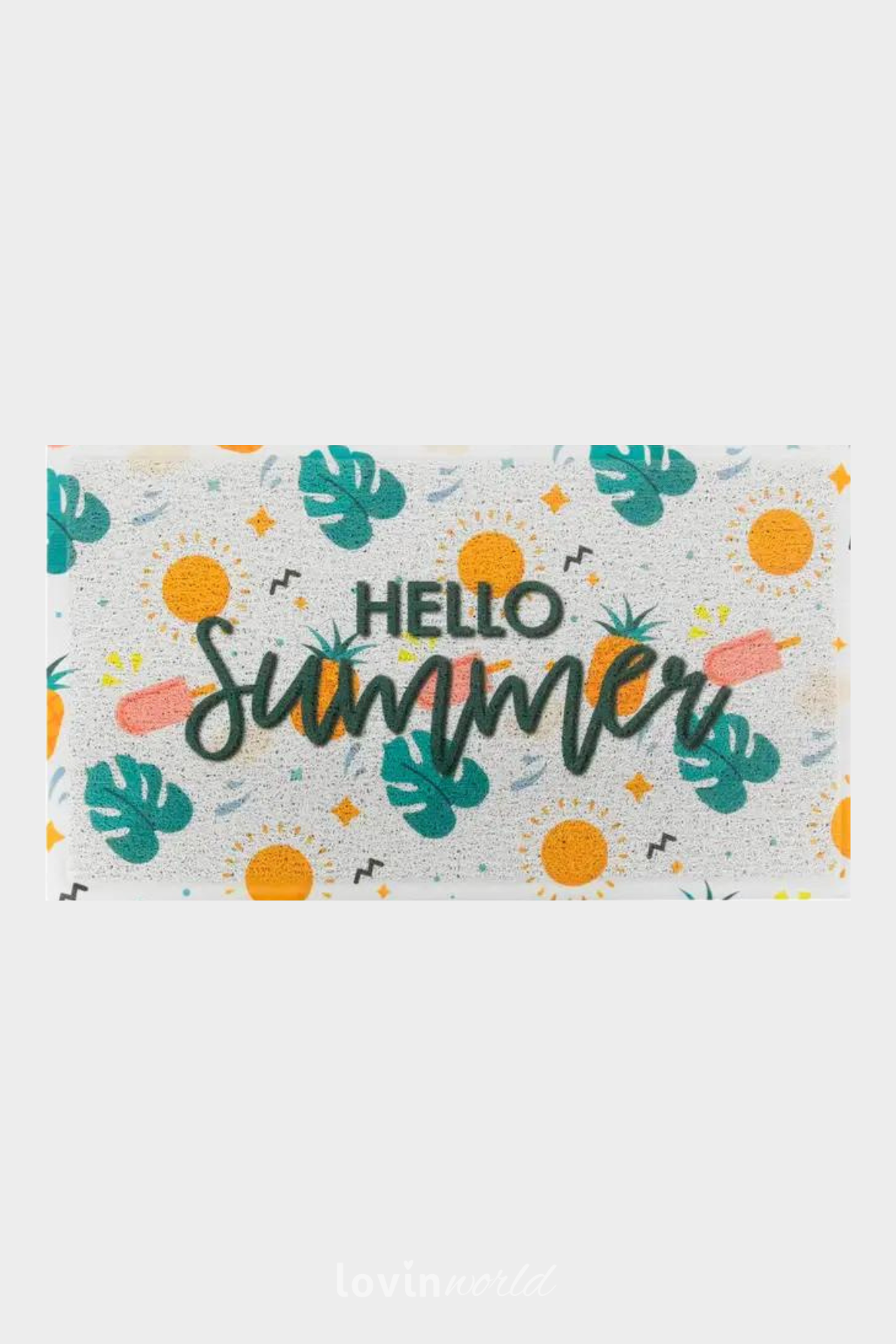 Zerbino particolare Hello Summer, in multicolore 40x70 cm.-1