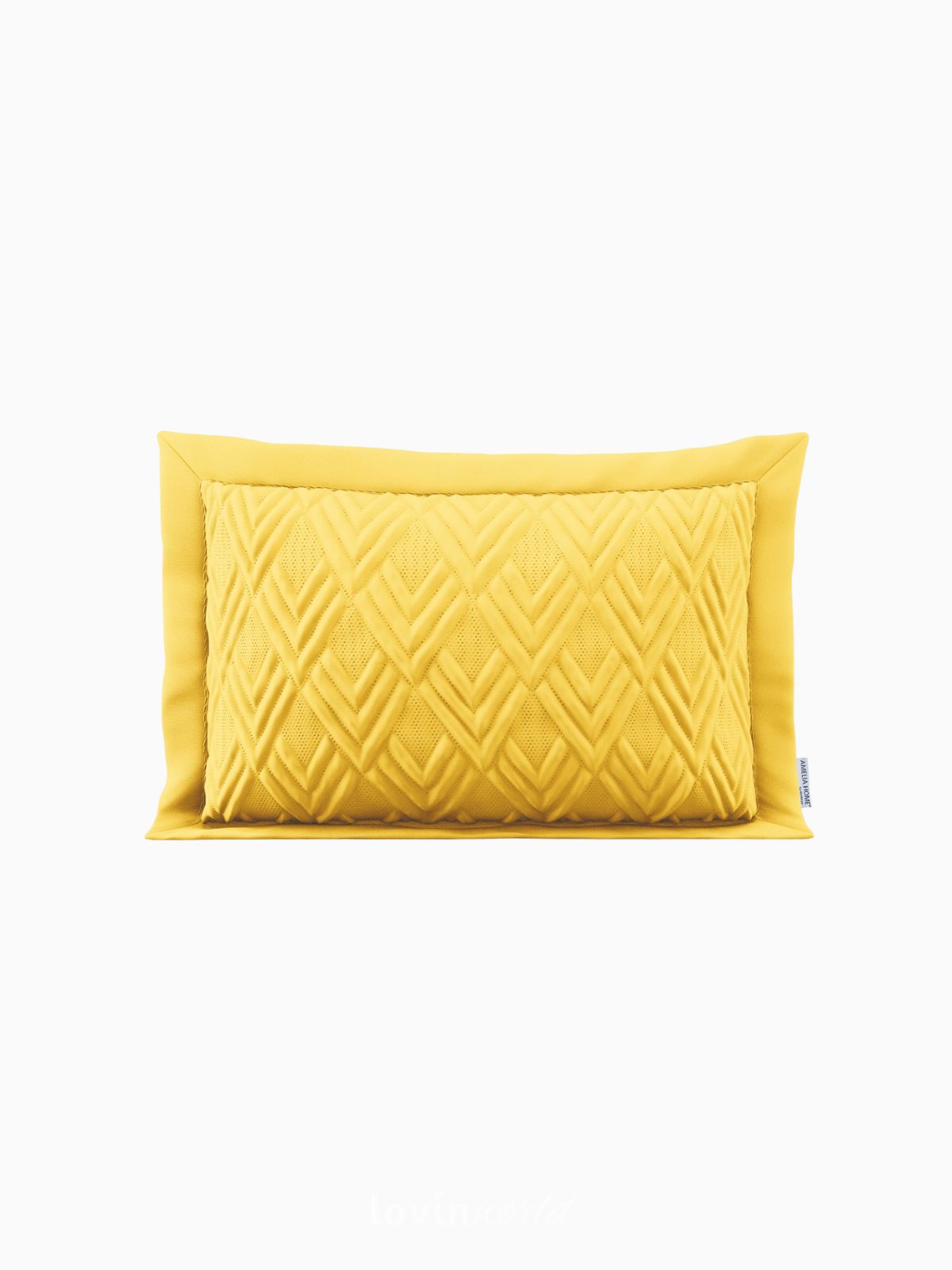 Cuscino decorativo Ophelia in colore giallo 50x70 cm.-1