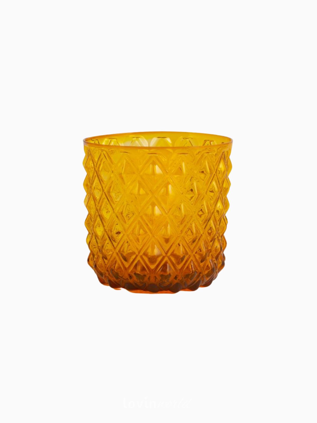 Bicchiere acqua Murano in colore ambra 30 cl, 6 pz.-1