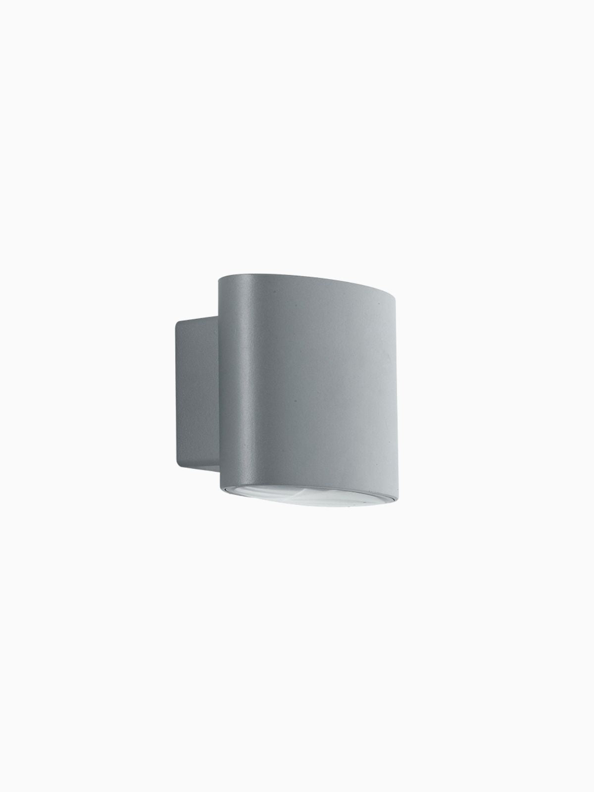 Applique da esterno Led Boxter in alluminio, colore argento-1