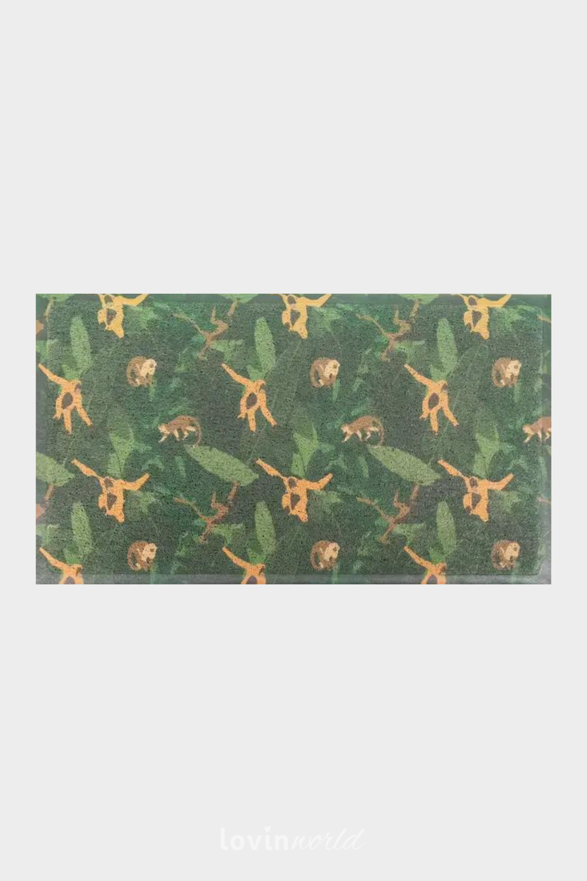 Zerbino particolare Monkey Jungle, in multicolore 40x70 cm.-1