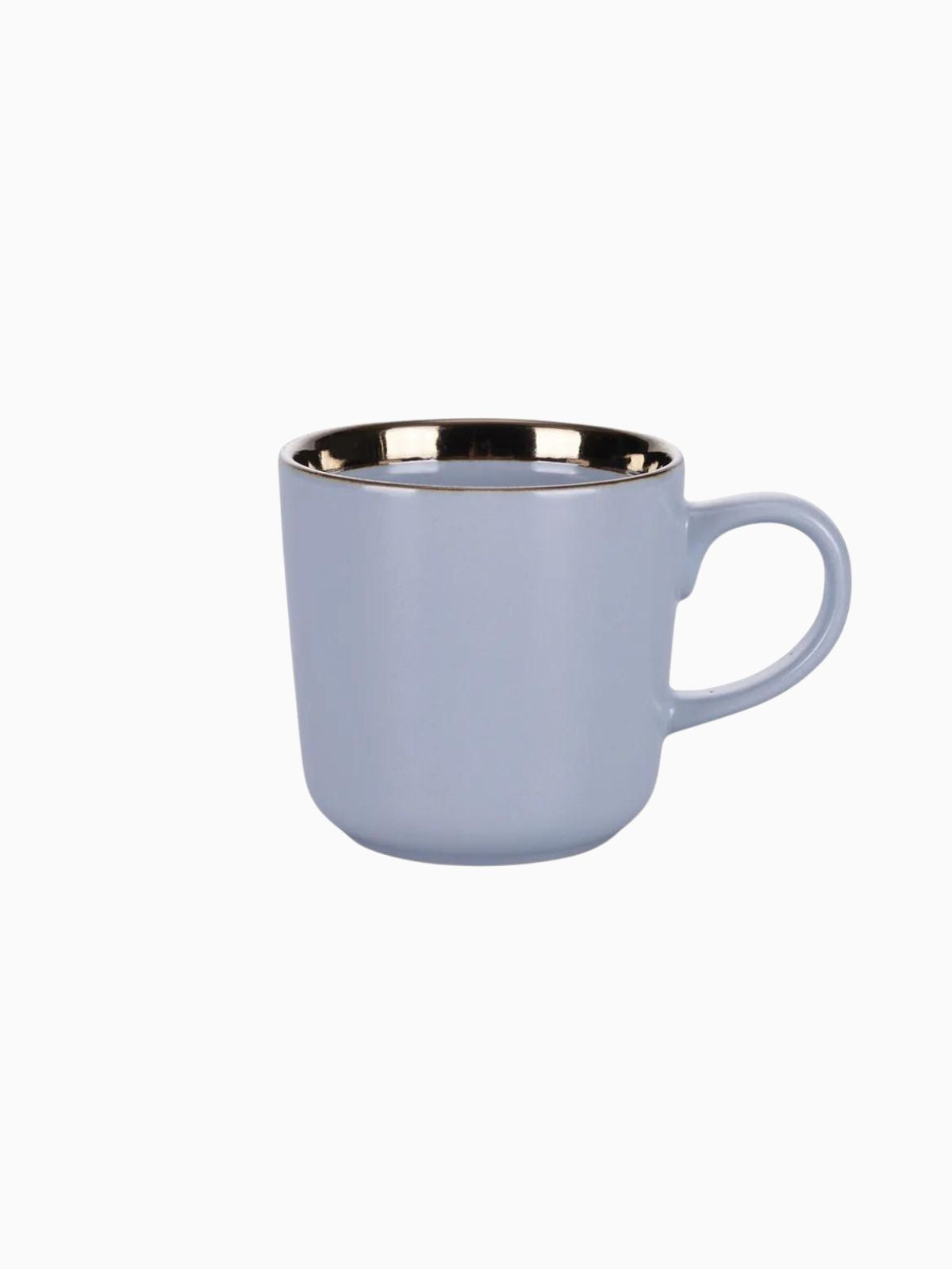 Set 4 Tazze mug Bilbao in gres, colore azzurro 40 cl.-1