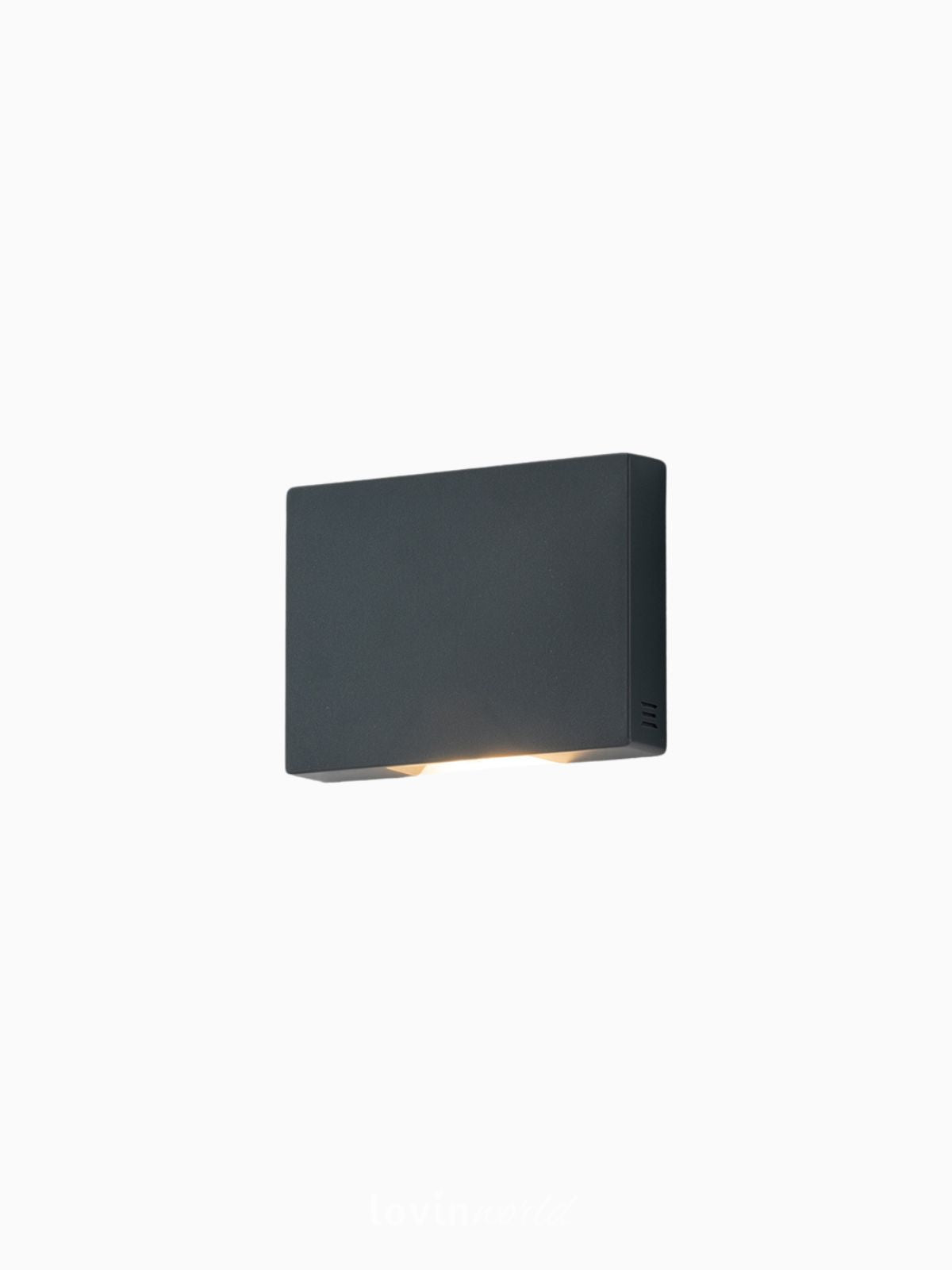 Segnapassi da esterno LED Steplight in termoplastica, colore nero-1
