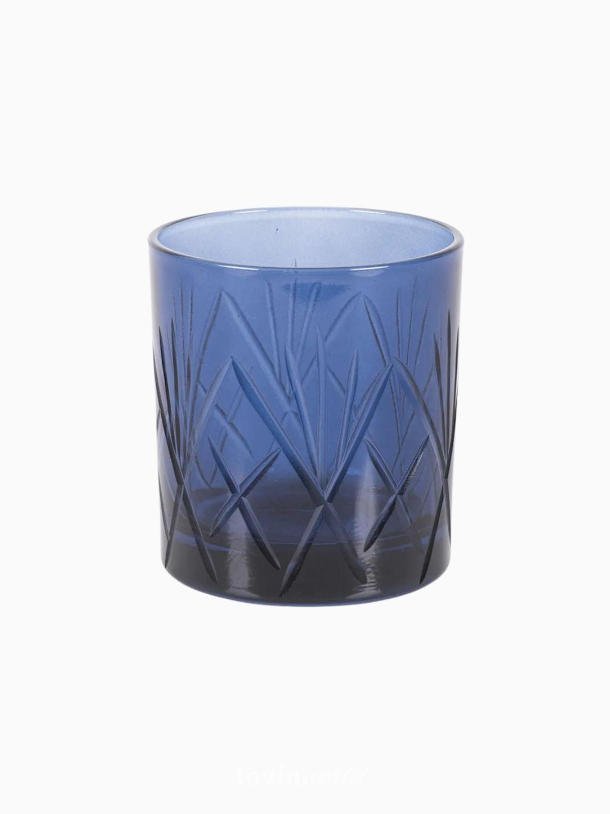 Set 6 Bicchieri Alsazia in vetro, colore blu 30 cl-1