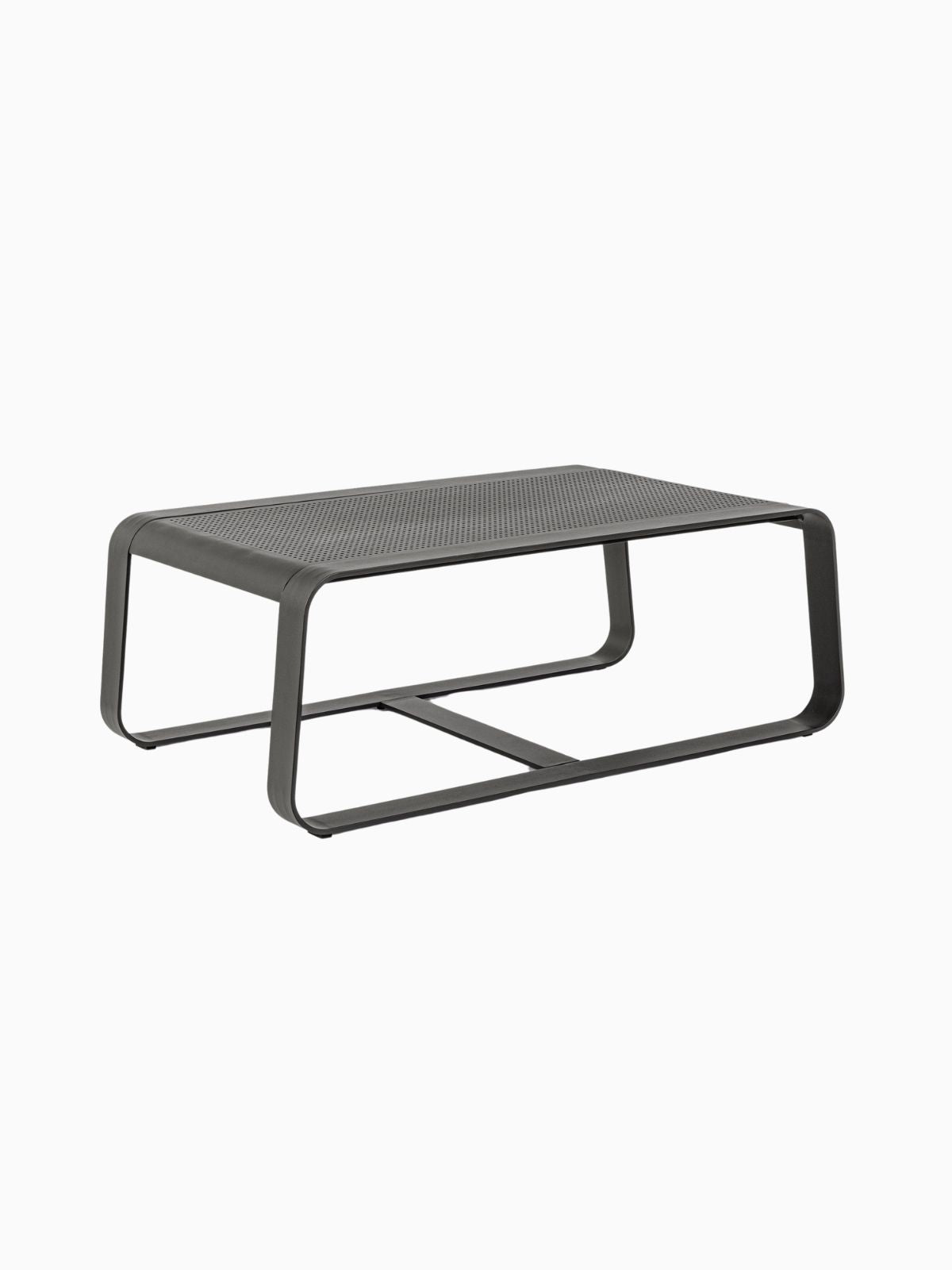 Tavolino da esterno Merrigan in colore nero-1