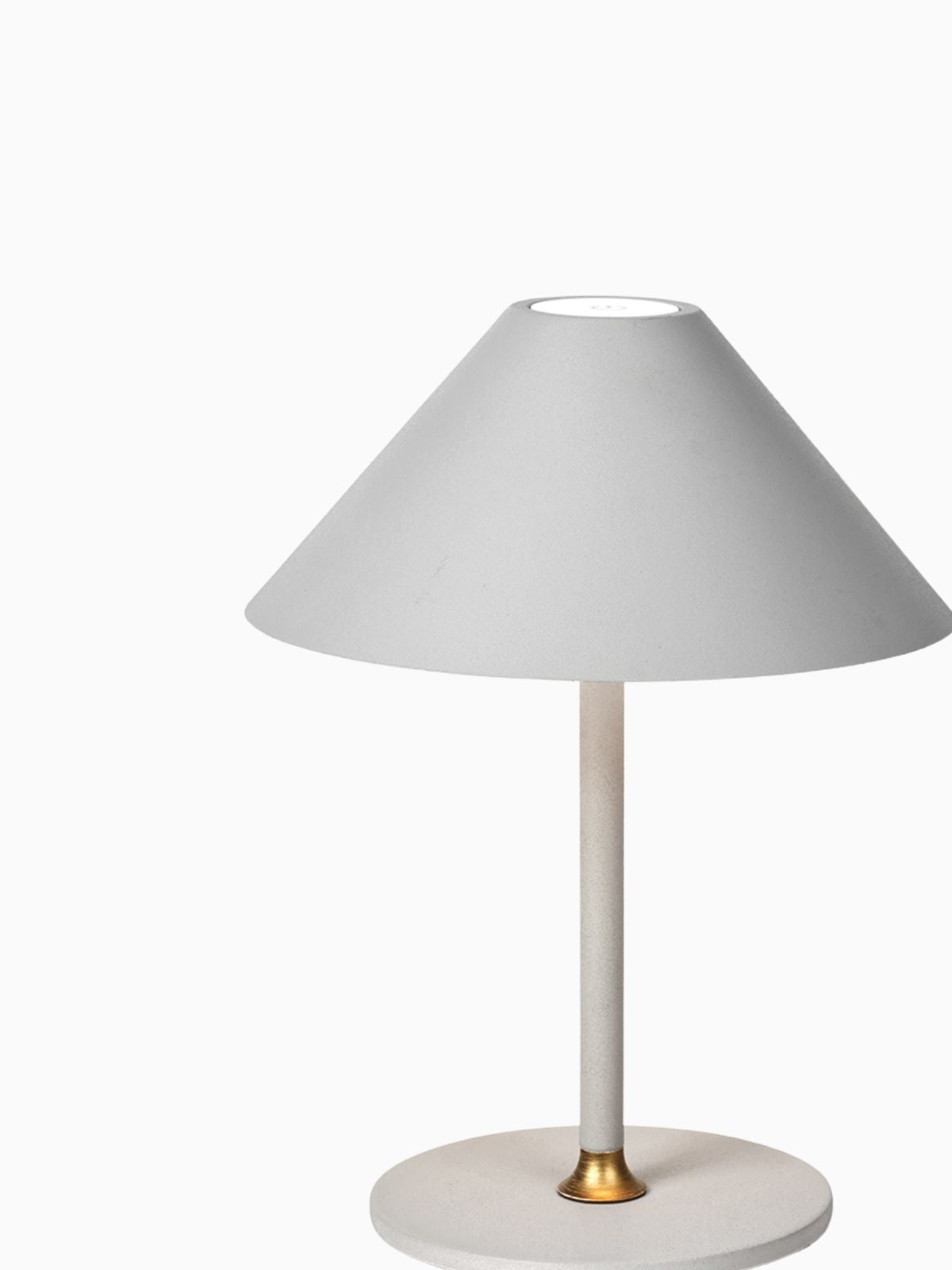 Lampada da tavolo Hygge, in colore grigio chiaro-2