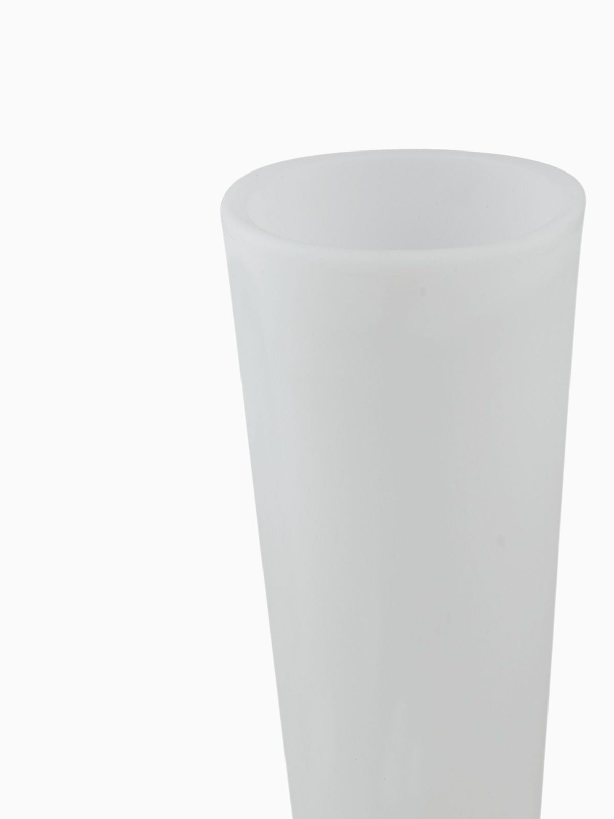 Vaso da esterno a LED Geco in polietilene, colore bianco 90 cm.-2