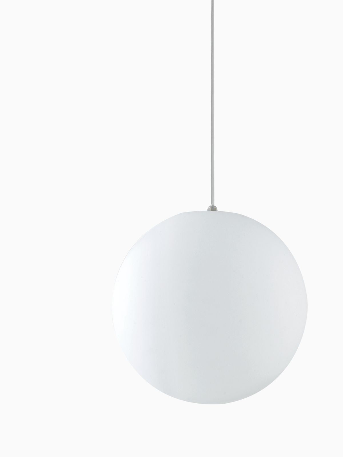 Lampada a sospensione da esterno Geco in alluminio, colore bianco-2