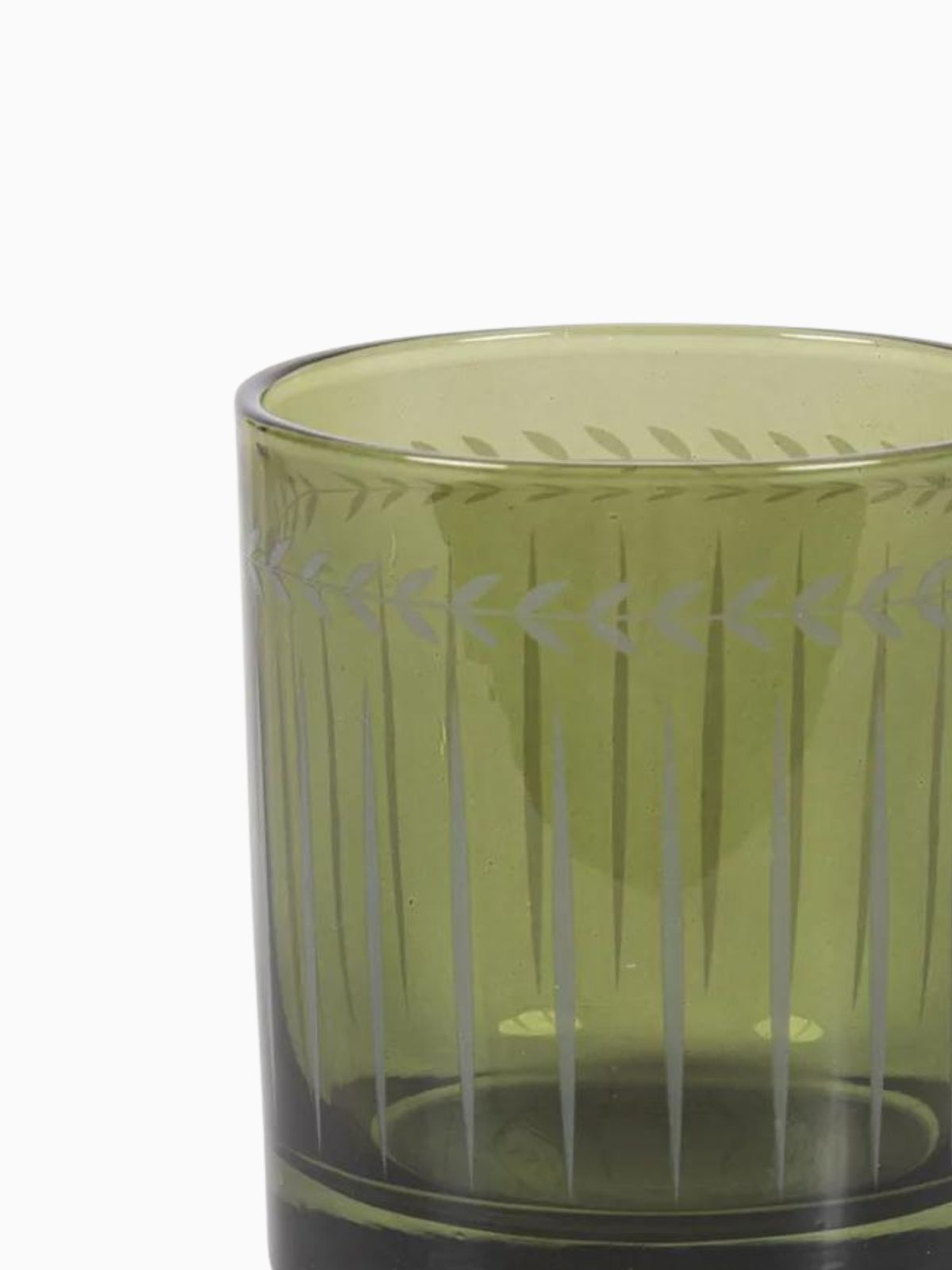 Set 6 Bicchieri Lorena in vetro, colore verde 30 cl-3