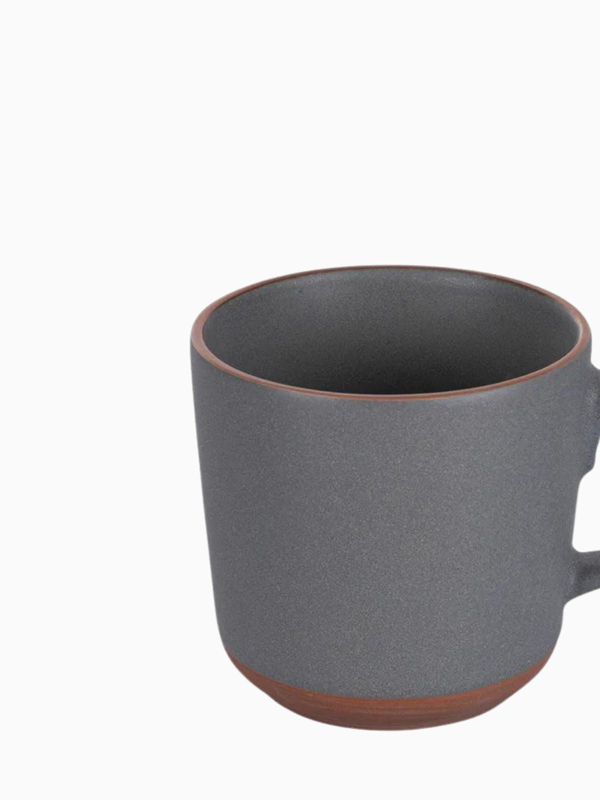 Set 4 Tazze mug Copenaghen in gres, colore grigio 40 cl.-2