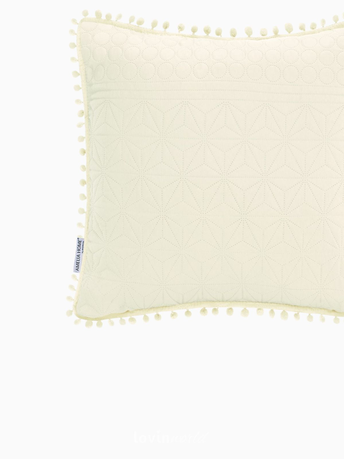 Cuscino decorativo Meadore in colore crema 45x45 cm.-4