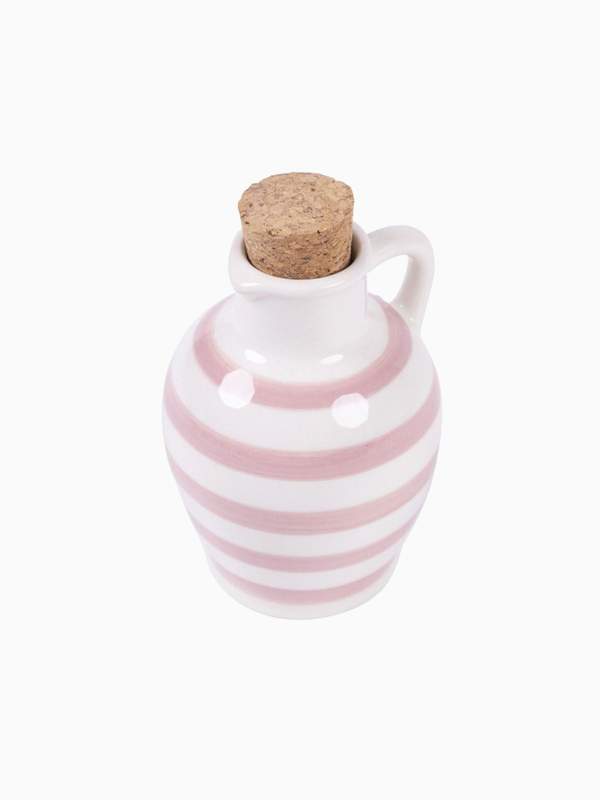 Set 2 Anfore mini oliere in ceramica, colore rosa 95 ml-4