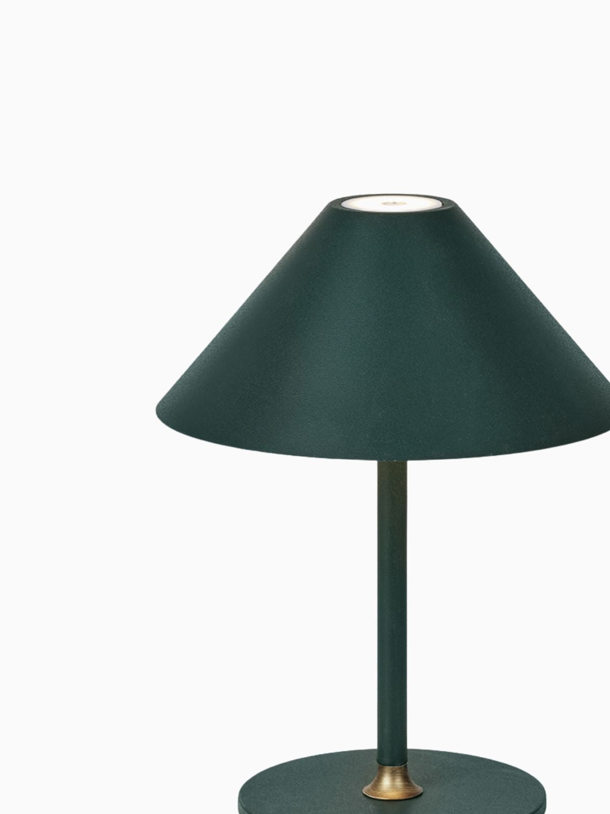 Lampada da tavolo Hygge, in colore verde scuro-2