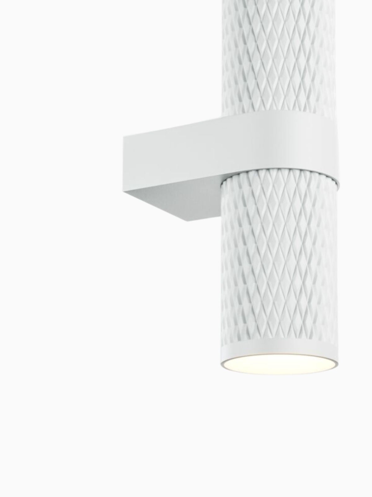 Lampada da parete Focus Design, in colore bianco