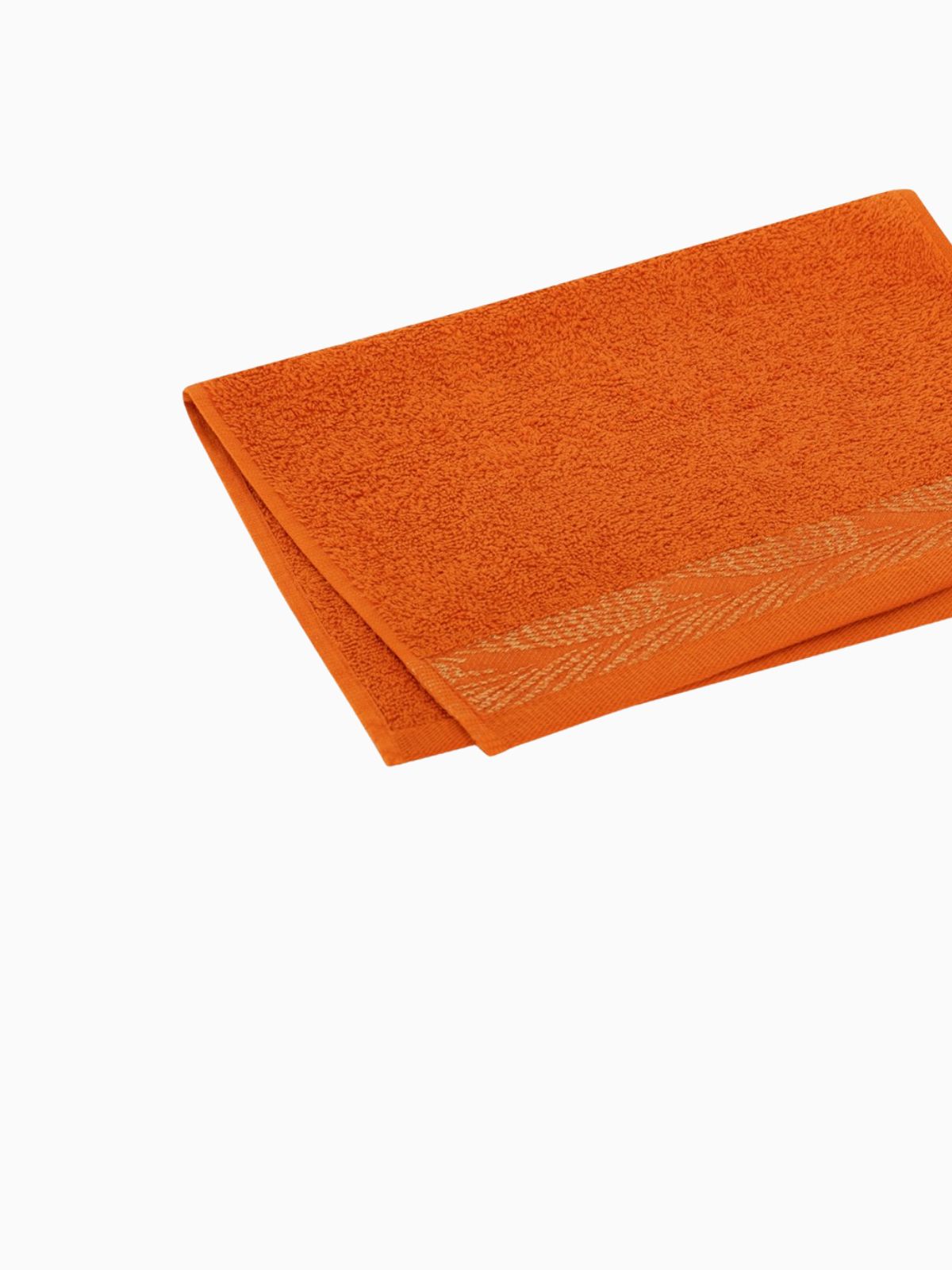 Asciugamano Allium in 100% cotone, colore arancione 30x50 cm.-4