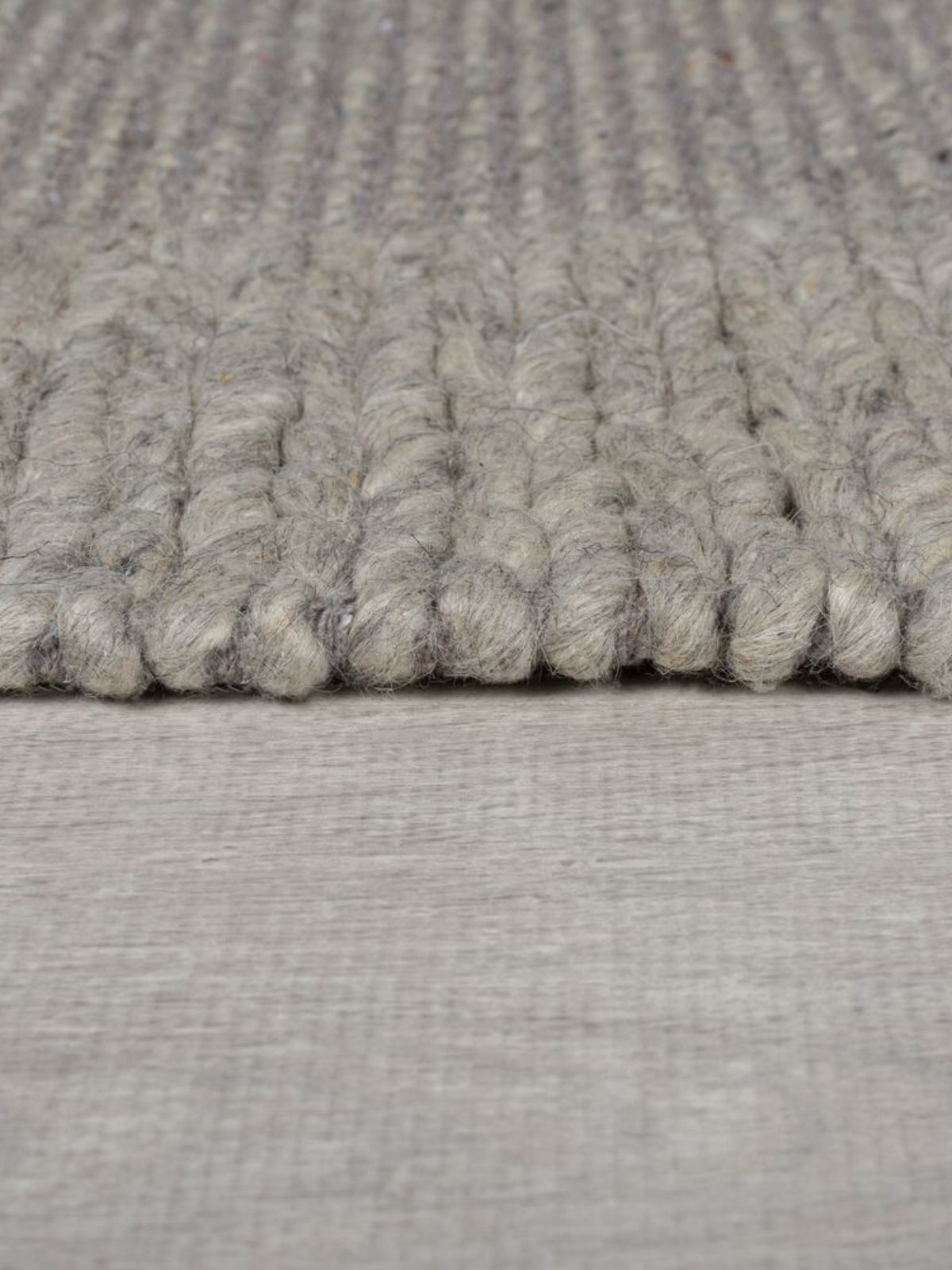 Tappeto moderno Rue in lana,colore grigio-4