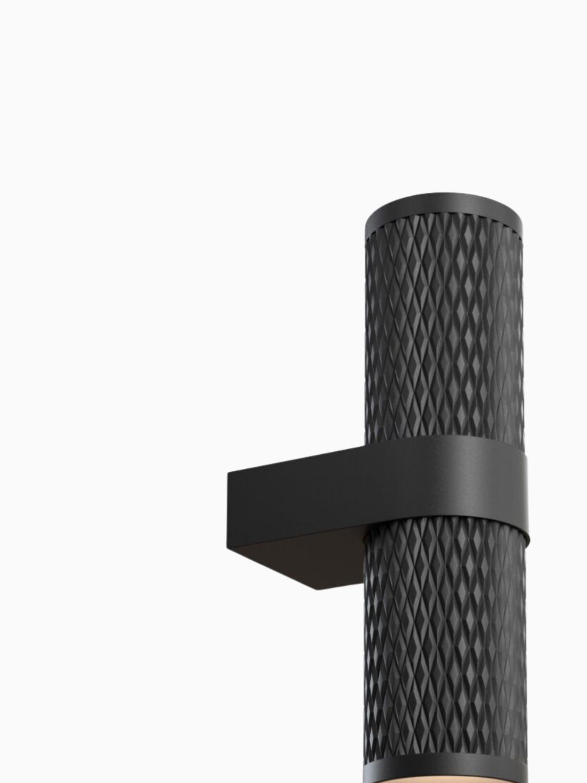 Lampada da parete Focus Design, in colore nero-3