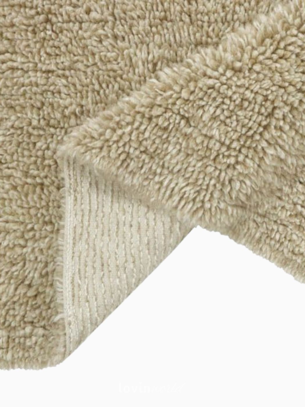 Tappeto di lana Tundra Blended Sheep, in colore beige-5