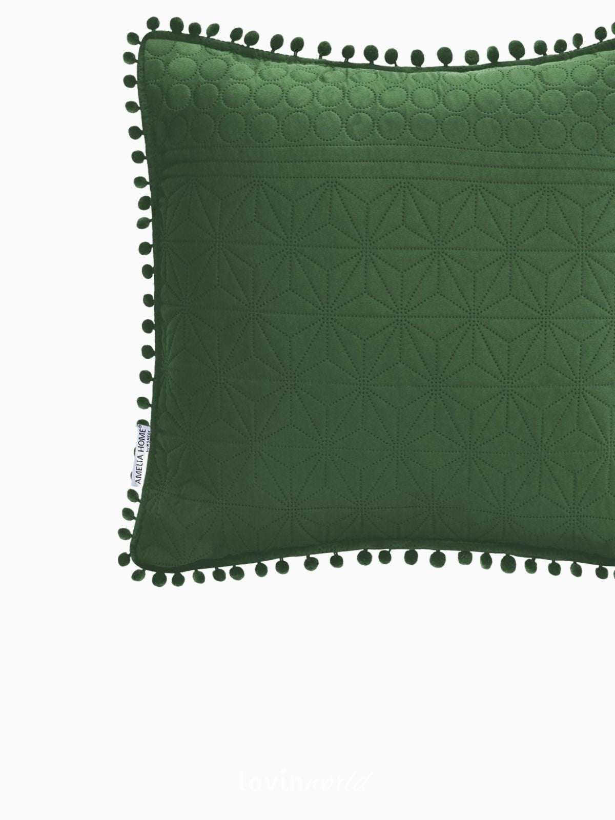 Cuscino decorativo Meadore in colore verde 45x45 cm.-4
