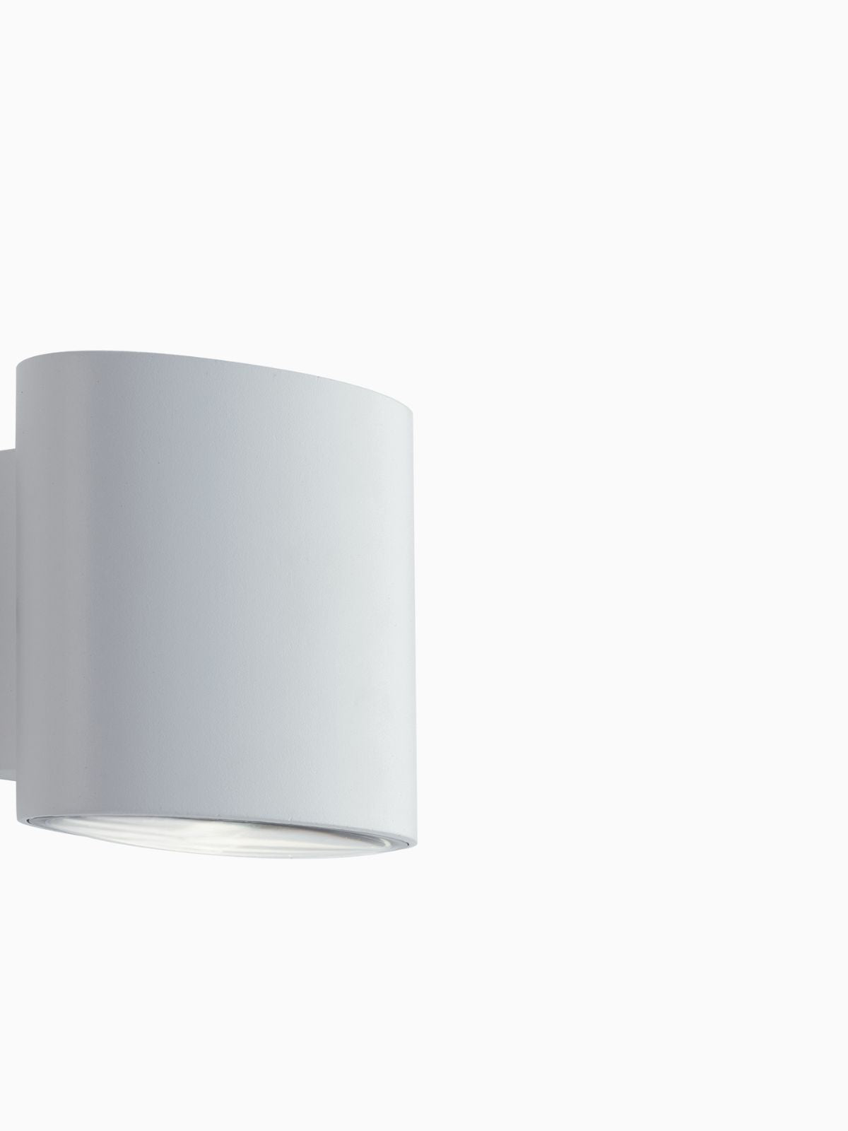 Applique da esterno Led Boxter in alluminio, colore bianco-2