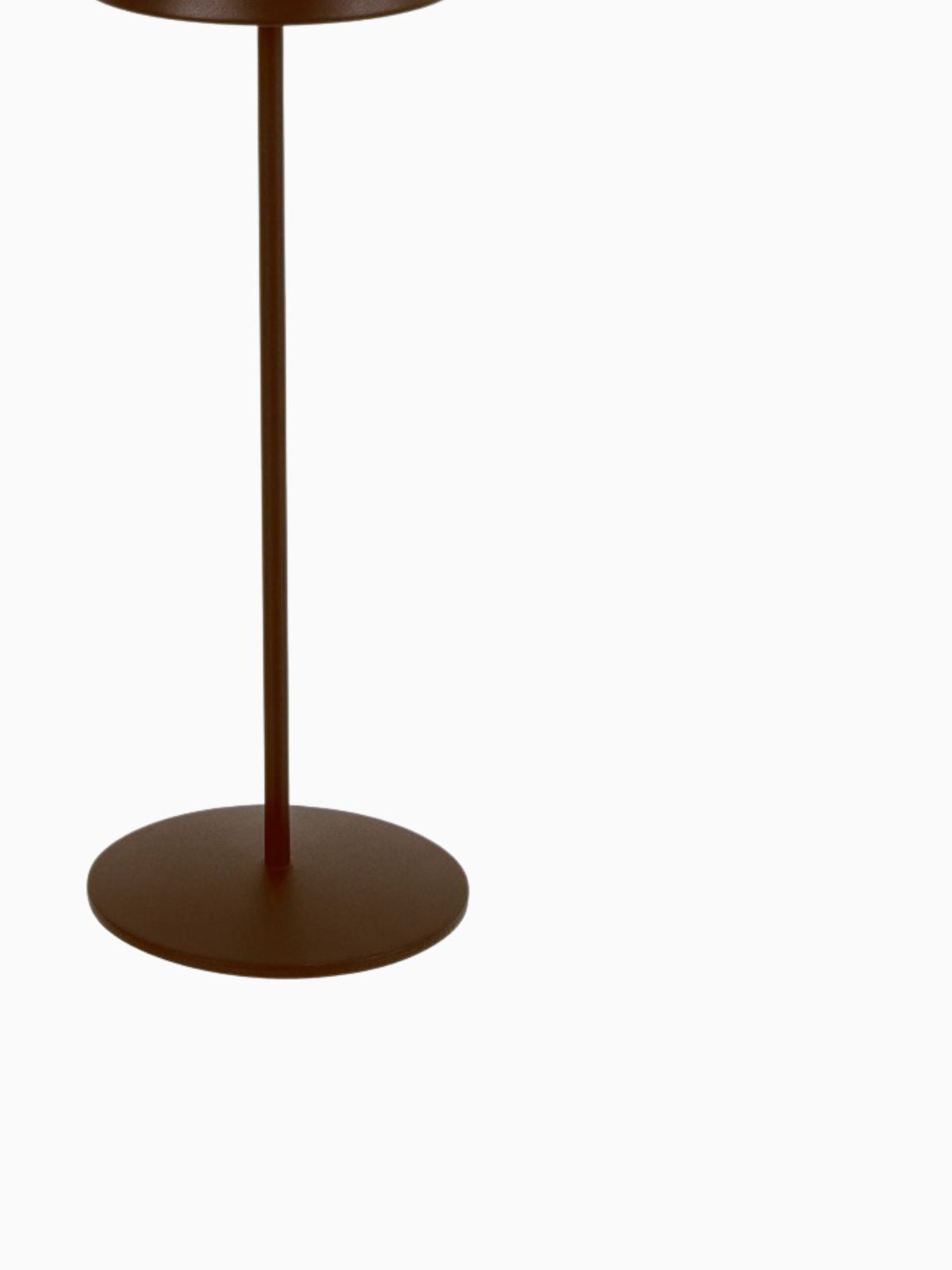 Lampada da tavolo senza fili Led Etna in colore marrone-4