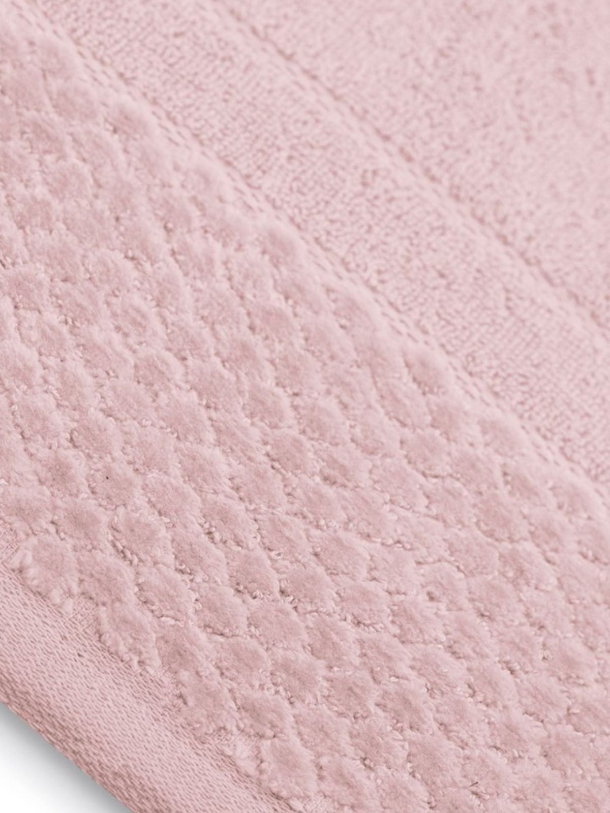 Set 3 Asciugamani da bagno Rubrum in 100% cotone, colore rosa-3