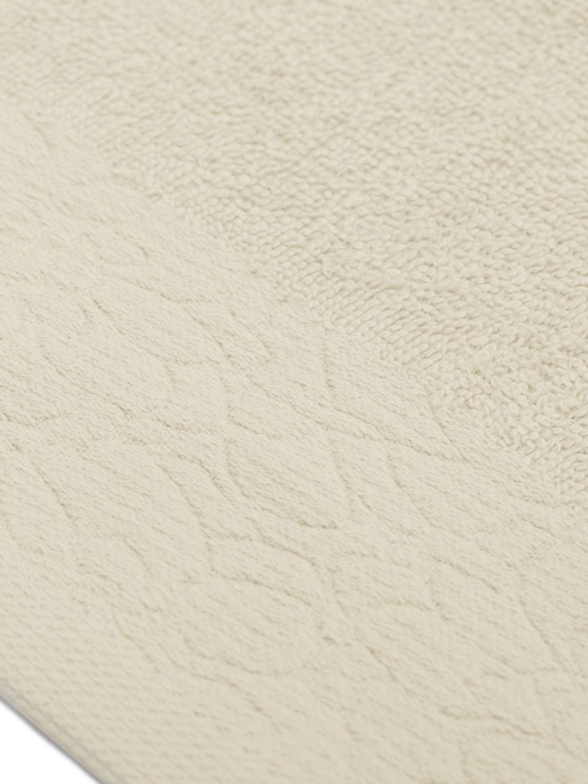 Set 2 Asciugamani da bagno Flos in 100% cotone, colore beige-3