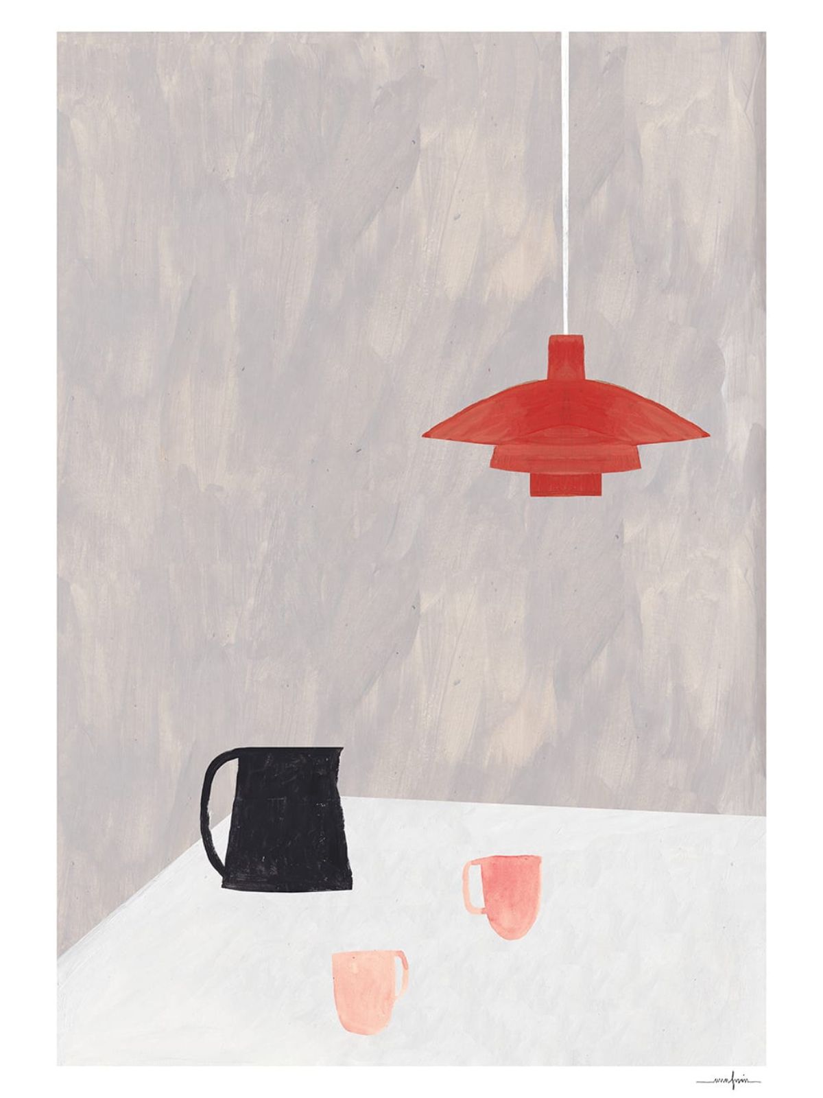 Poster Orange Pendant by Ana Frois-3