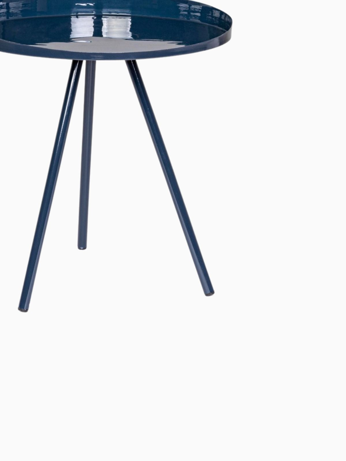 Tavolino Anchita in colore blu-4