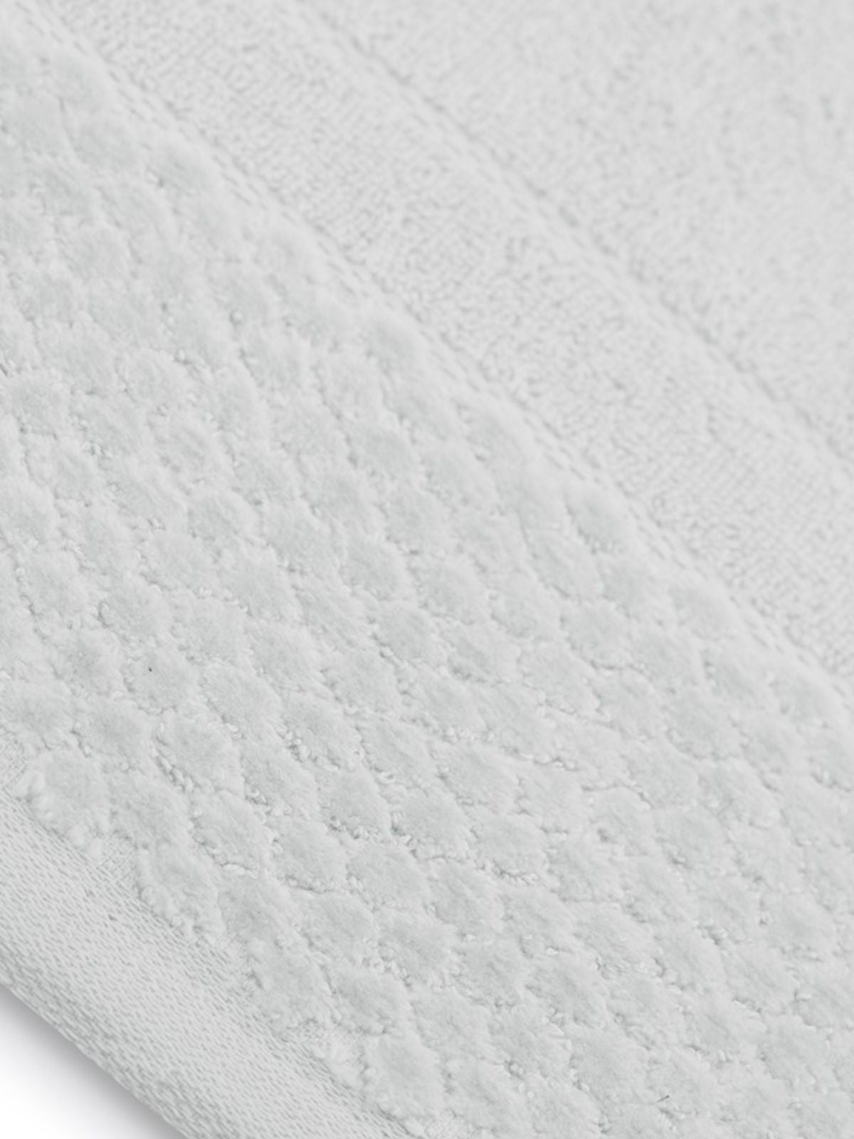 Set 3 Asciugamani da bagno Rubrum in 100% cotone, colore grigio chiaro-3