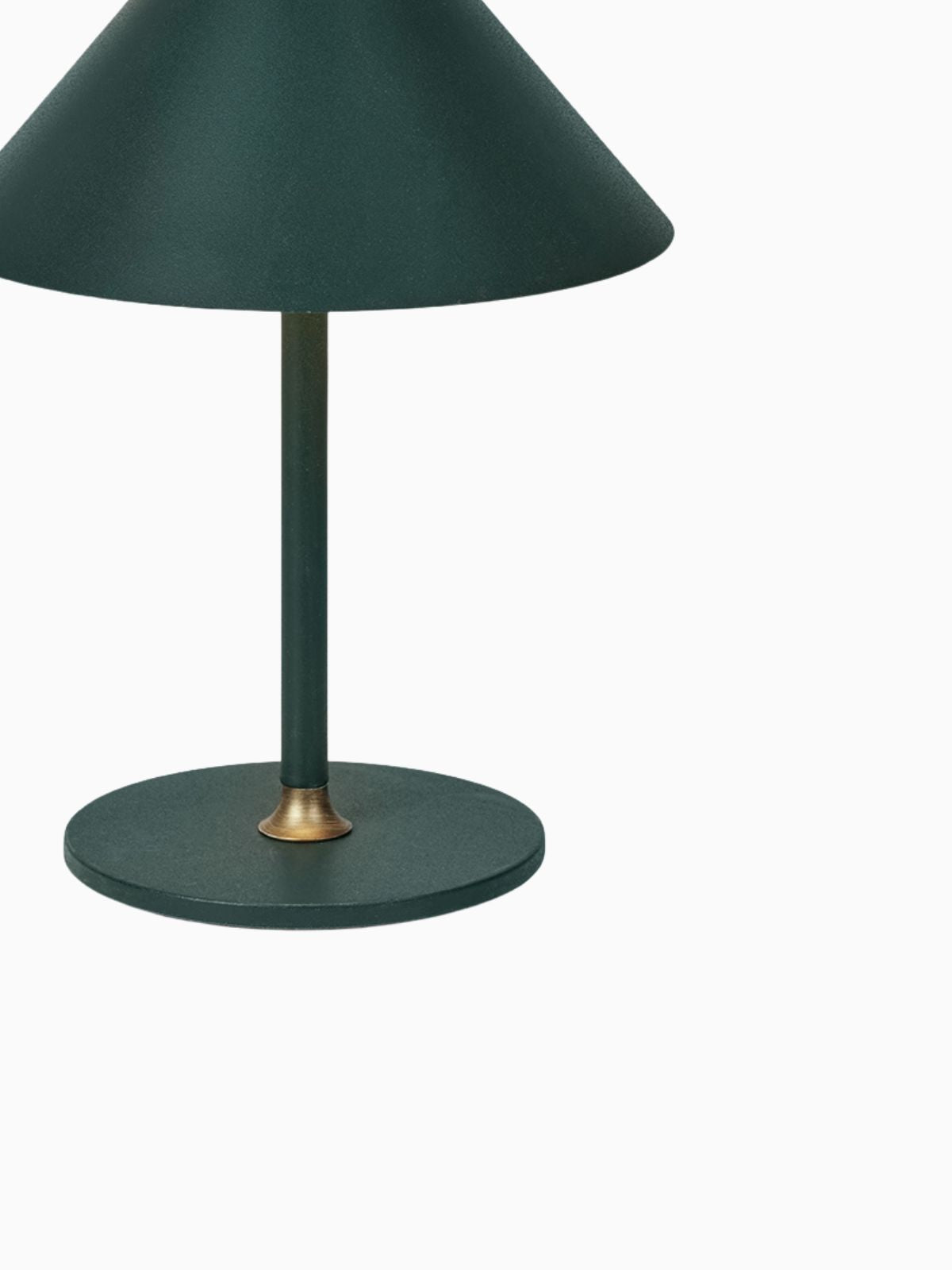 Lampada da tavolo Hygge, in colore verde scuro-3