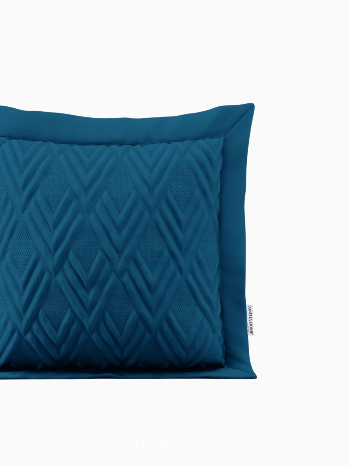 Cuscino decorativo Ophelia in colore blu 45x45 cm.-5