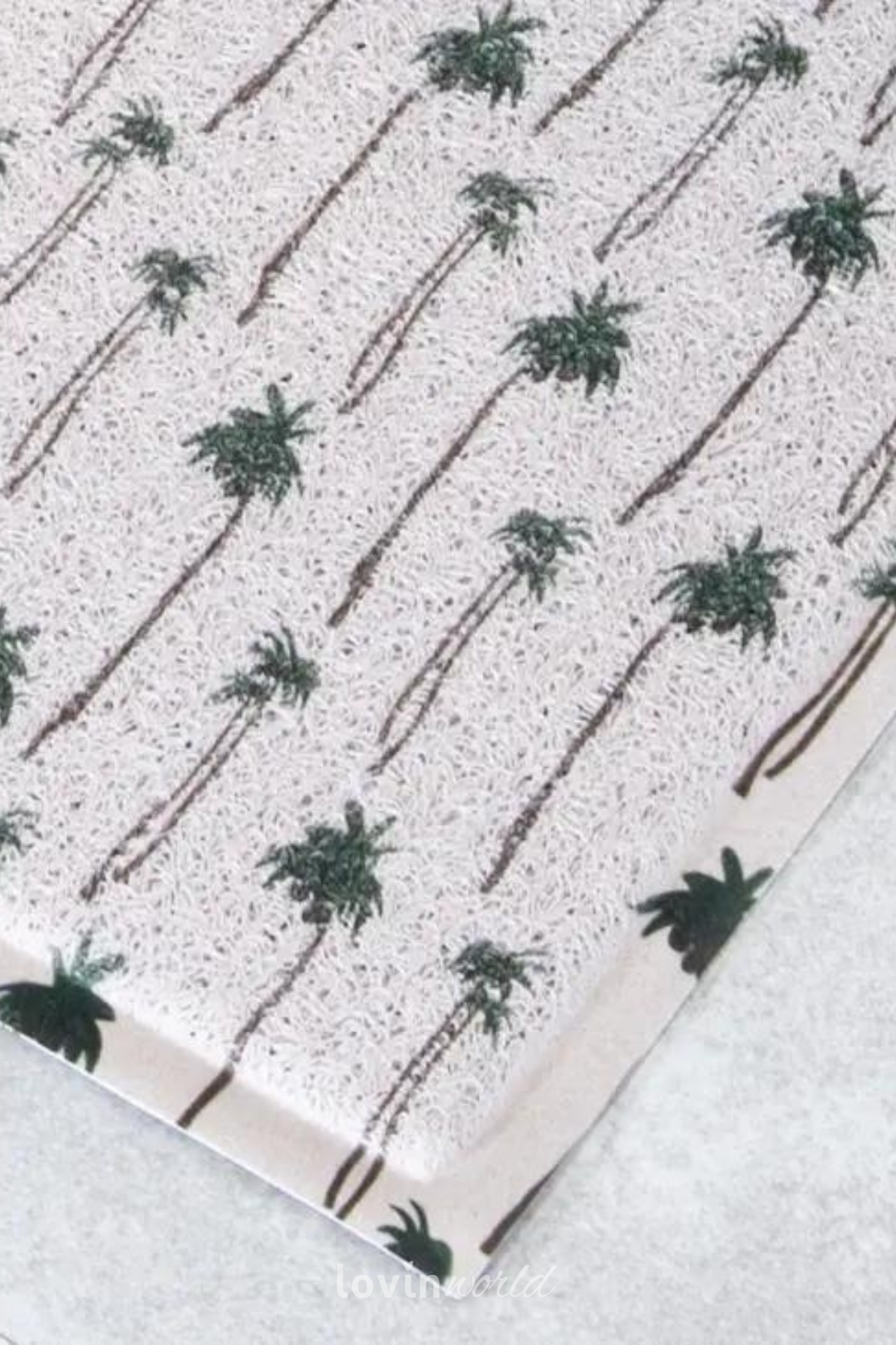 Zerbino particolare Palmtrees, in multicolore 40x70 cm.-3