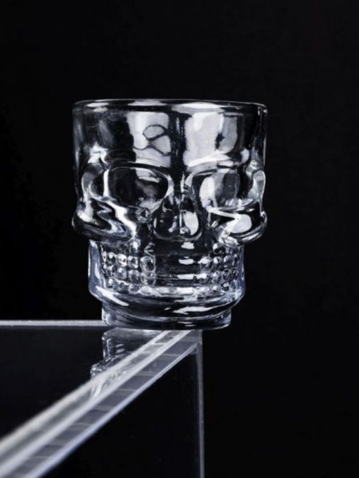 Set 6 Bicchieri liquorini Glace Skull in vetro 5 cl-2