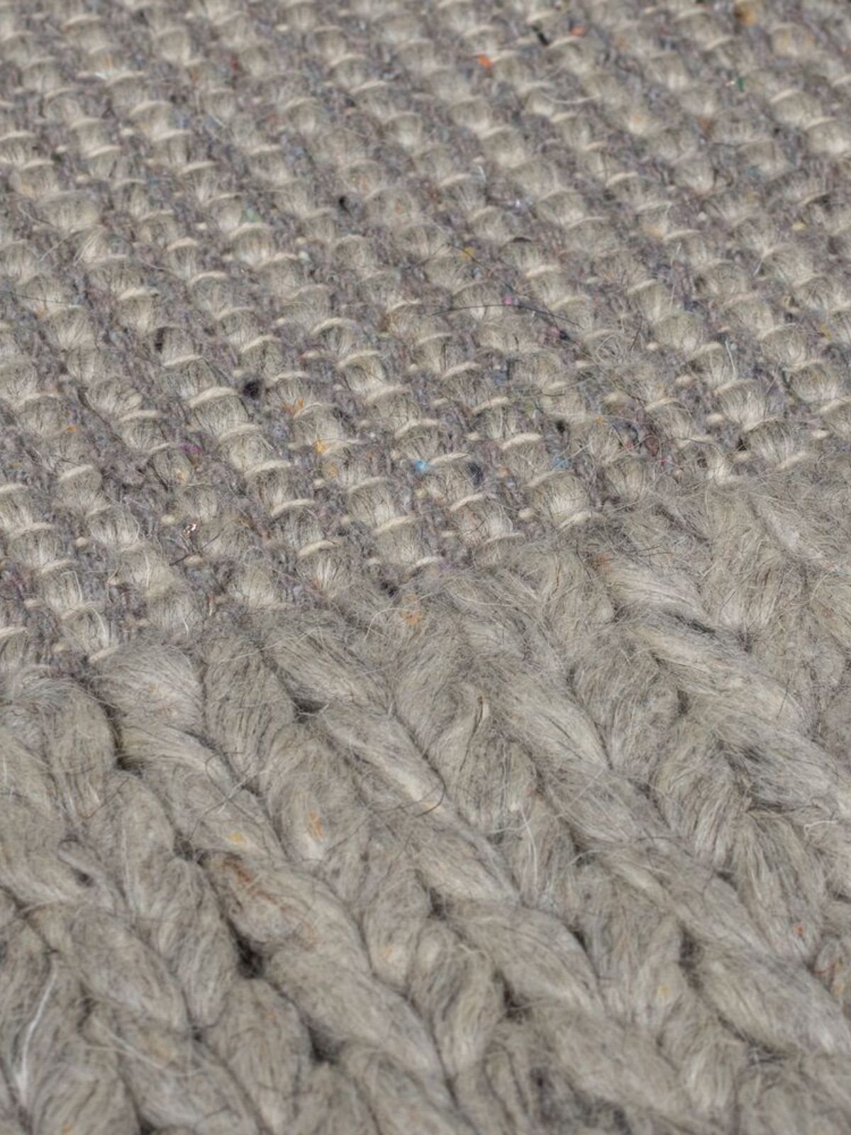 Tappeto moderno Rue in lana,colore grigio-3