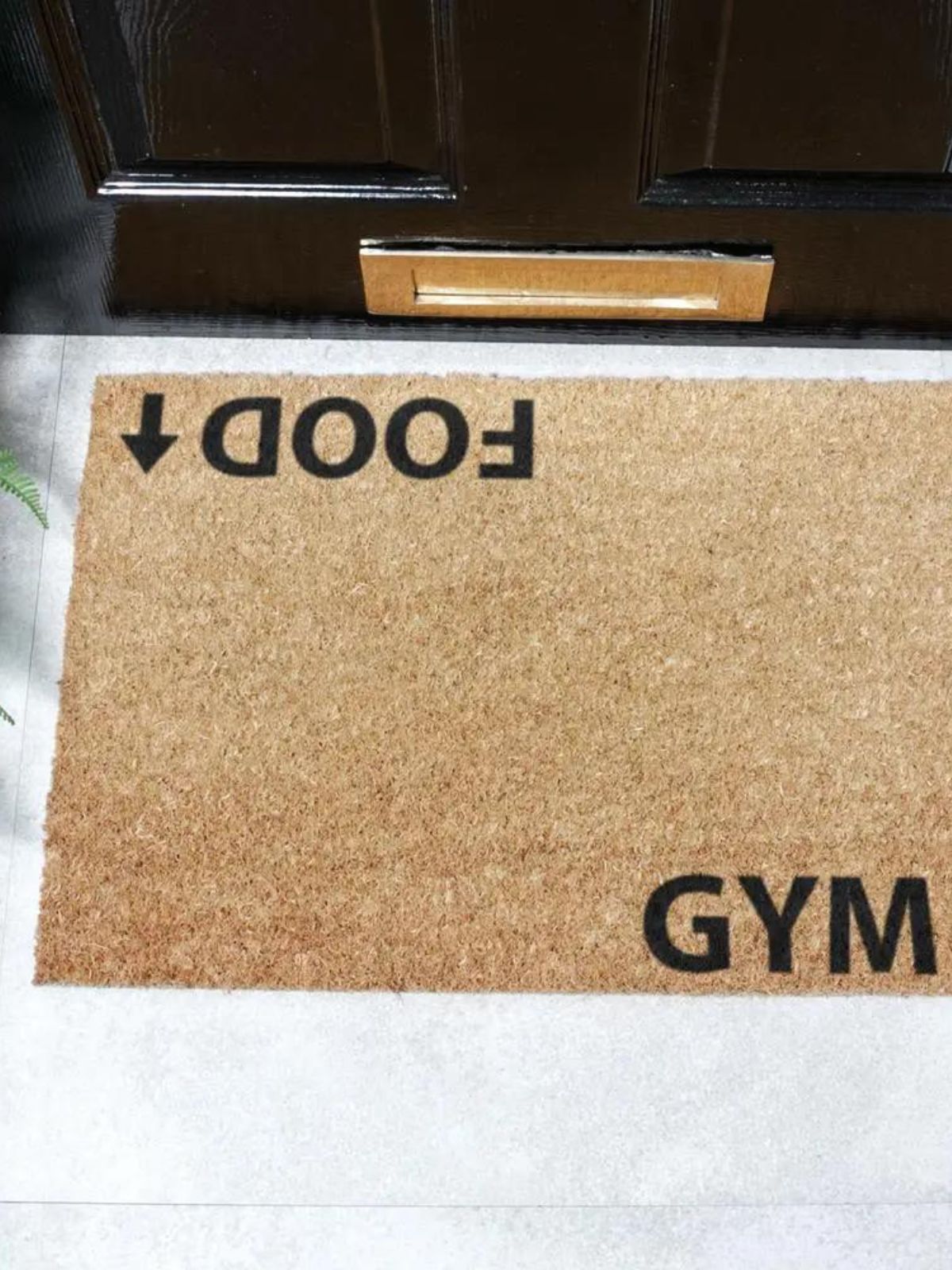 Zerbino Gym Addict, in fibra di cocco naturale 40x60 cm.-4