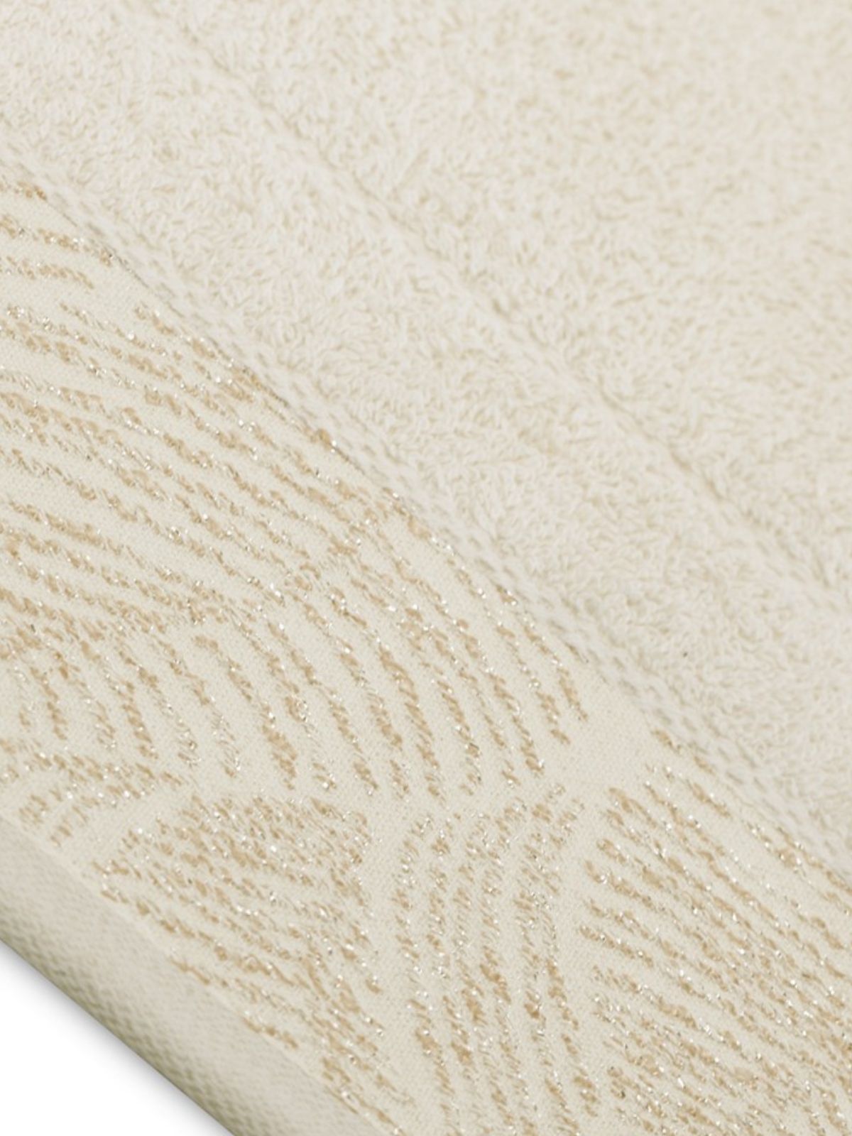 Set 3 Asciugamani da bagno Bellis in 100% cotone, colore beige-3