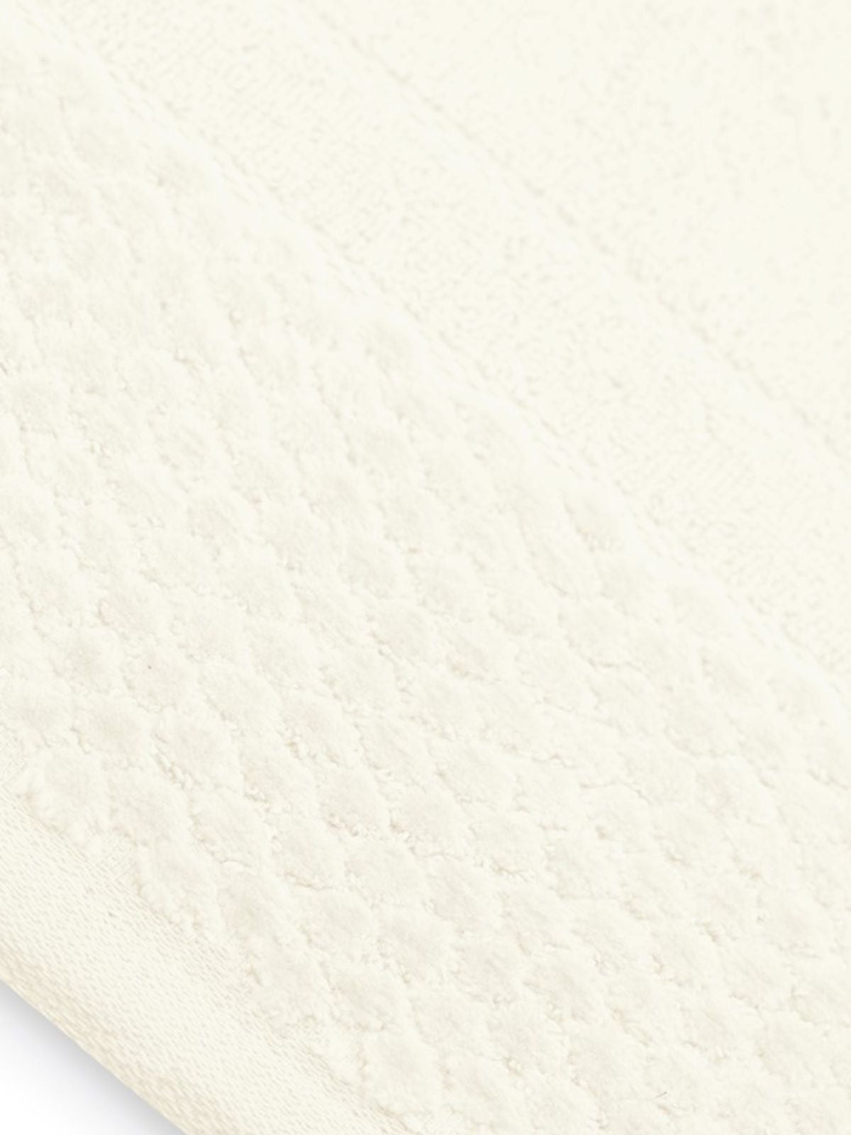 Set 2 Asciugamani da bagno Rubrum in 100% cotone, colore crema-3