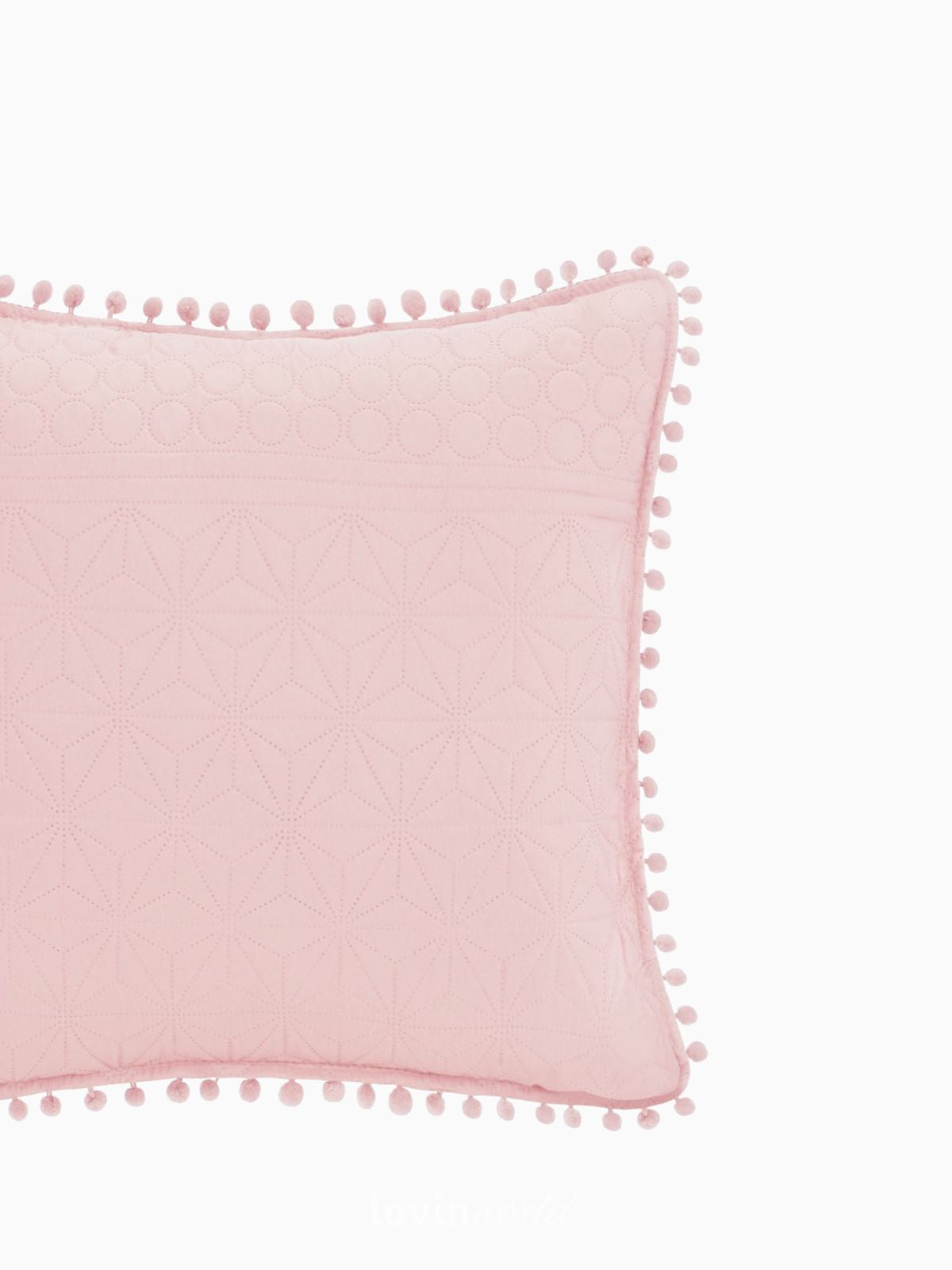 Cuscino decorativo Meadore in colore rosa 45x45 cm.-3