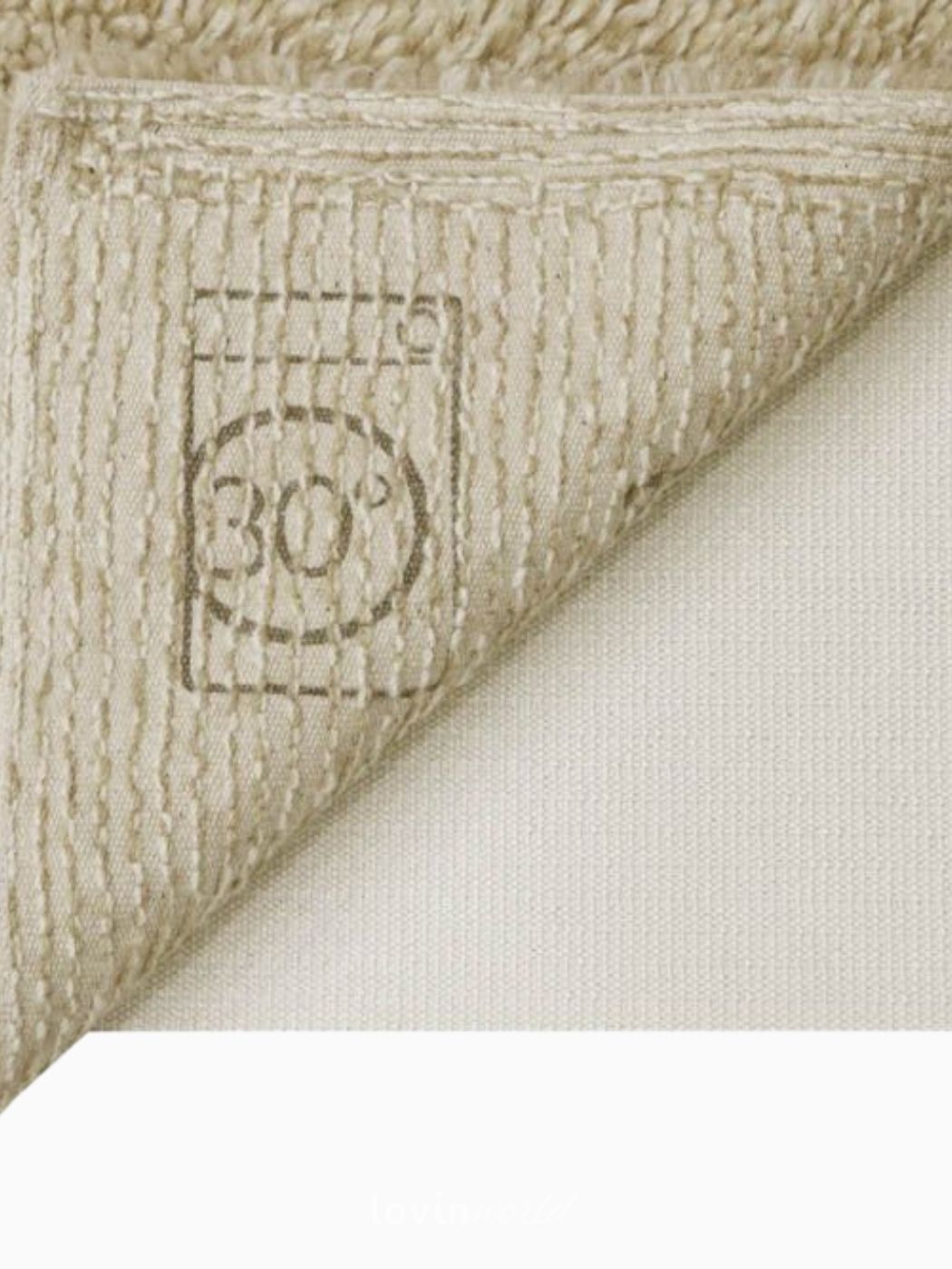 Tappeto di lana Tundra Blended Sheep, in colore beige-3