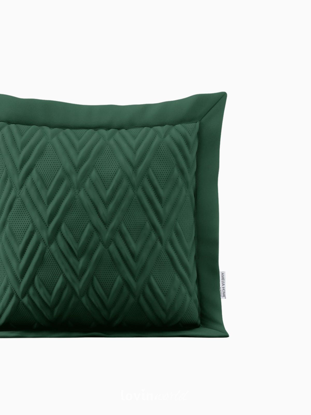 Cuscino decorativo Ophelia in colore verde 45x45 cm.-6