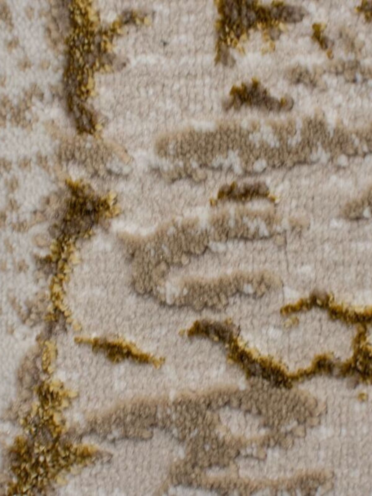 Tappeto di design Arissa in polipropilene, colore oro-3