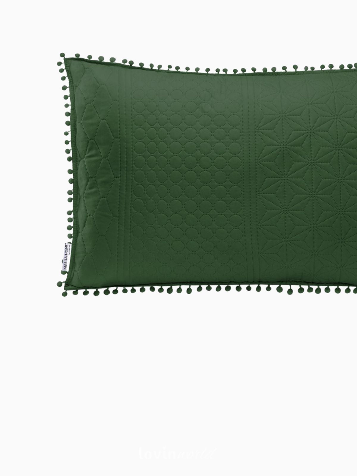 Cuscino decorativo Meadore in colore verde 50x70 cm.-3