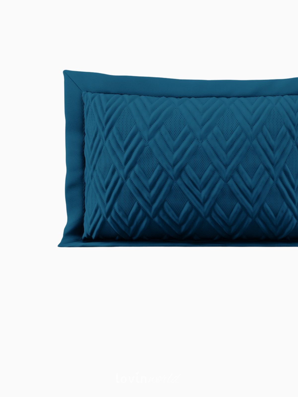 Cuscino decorativo Ophelia in colore blu 50x70 cm.-5