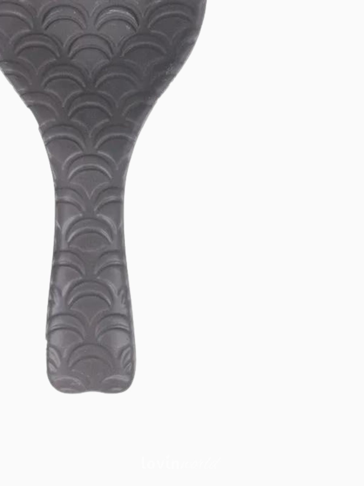 Poggiamestolo in ceramica Shapes, in colore grigio chiaro-3