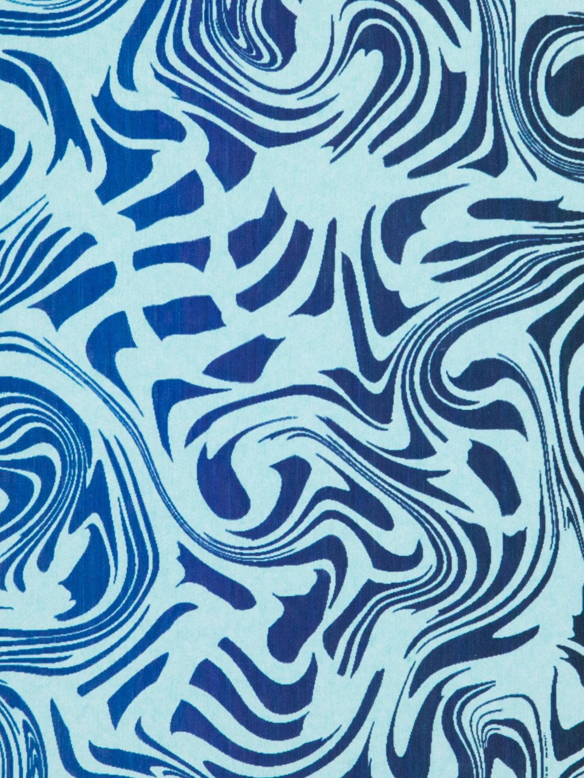Tappeto da bagno Swirls antiscivolo in colore blu 60x30 cm.-3