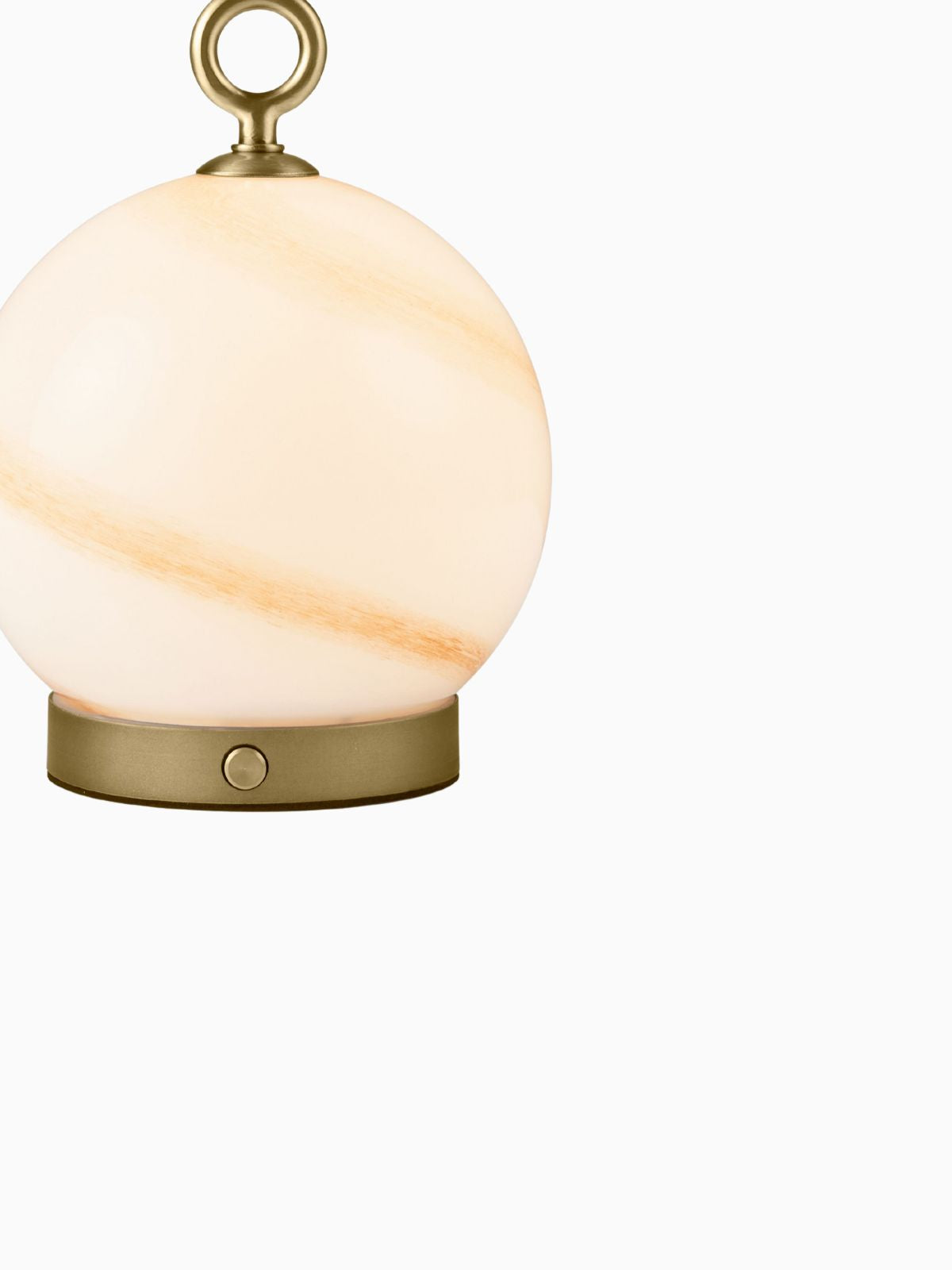 Lampada da tavolo Stockholm, in colore marrone e ottone-4